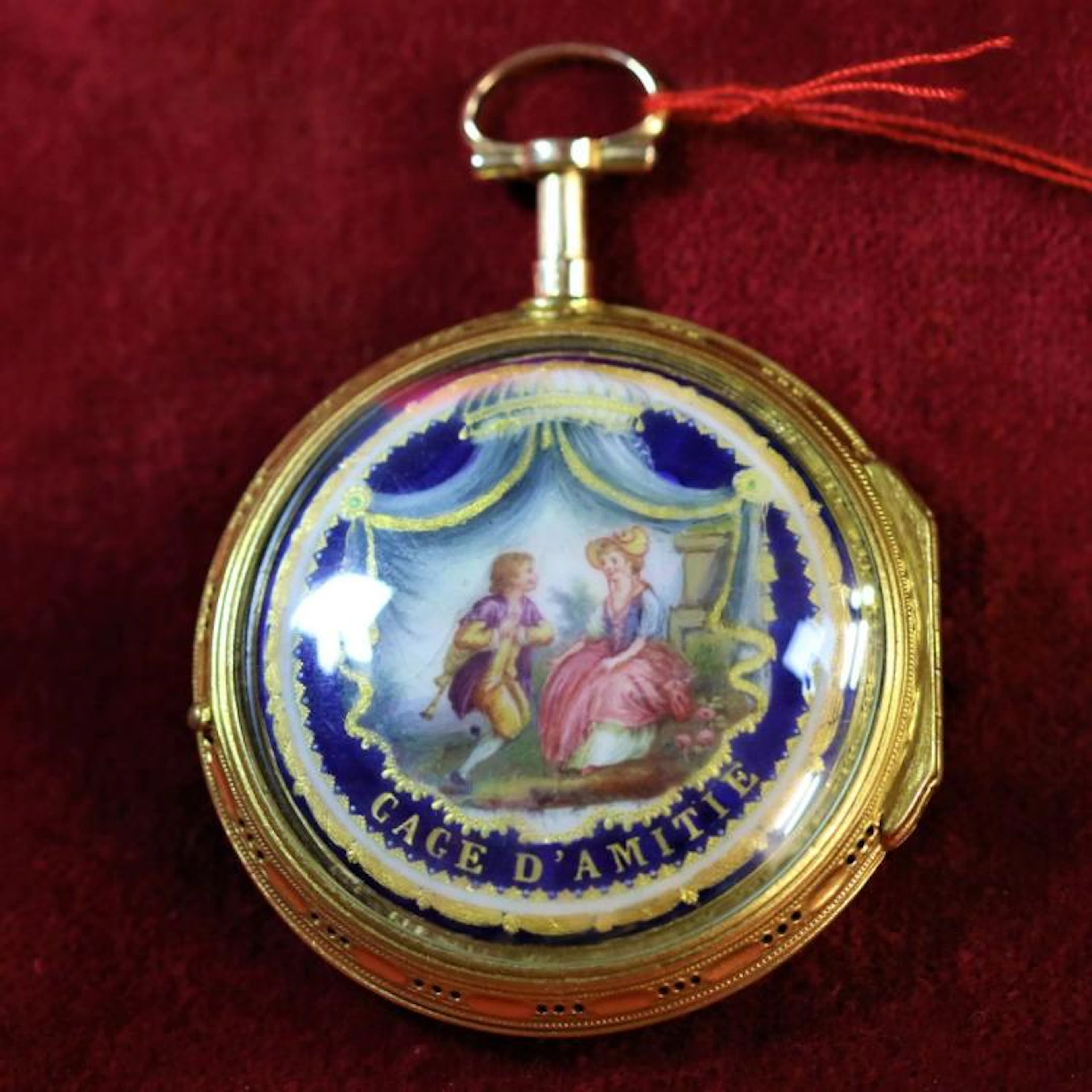 18ct gold pocket watch.3 colors
