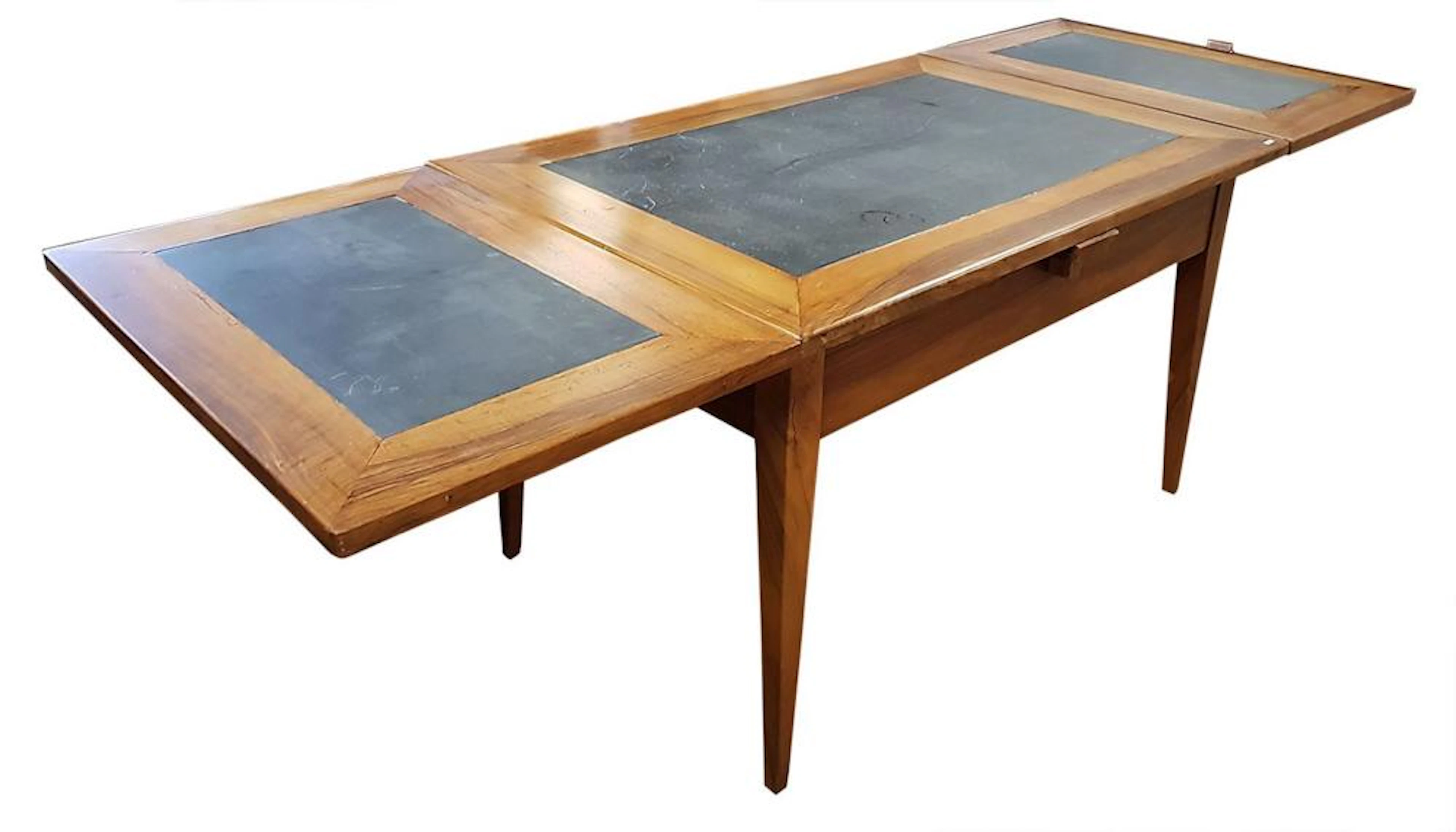 Rustic Slate Extending Table