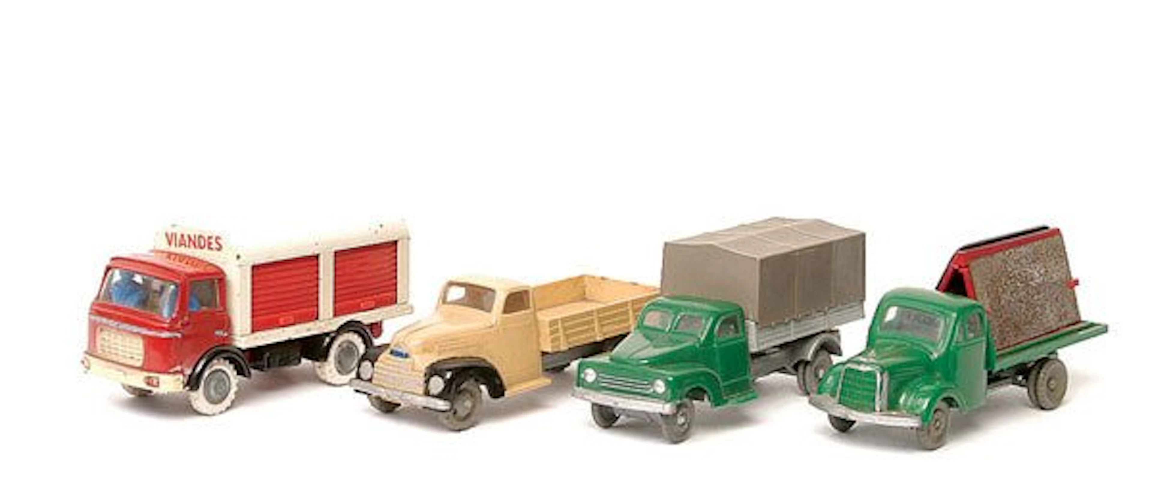 1508: Siku plastic Commercial Vehicles x 4