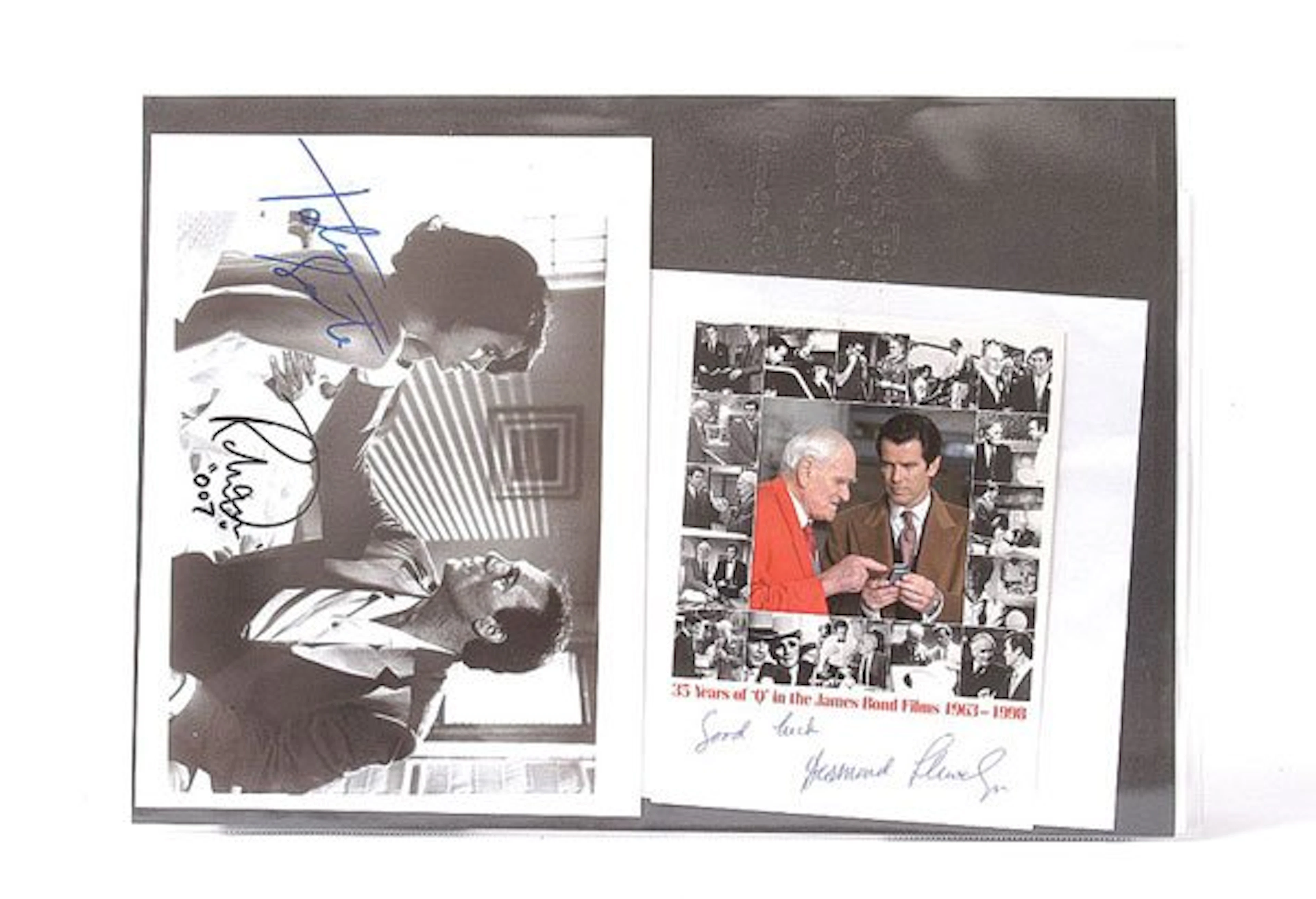 2267: James Bond Autographs