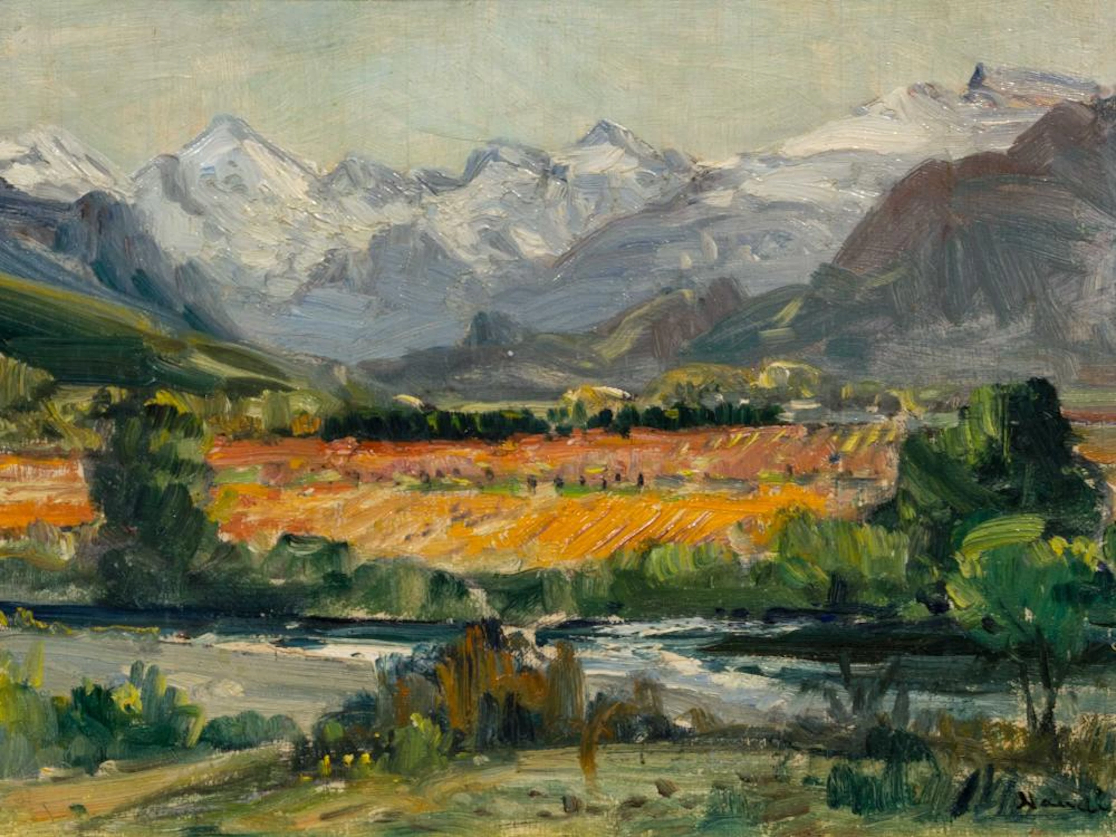 Hugo Naude (SA 1868 - 1941) Oil on panel