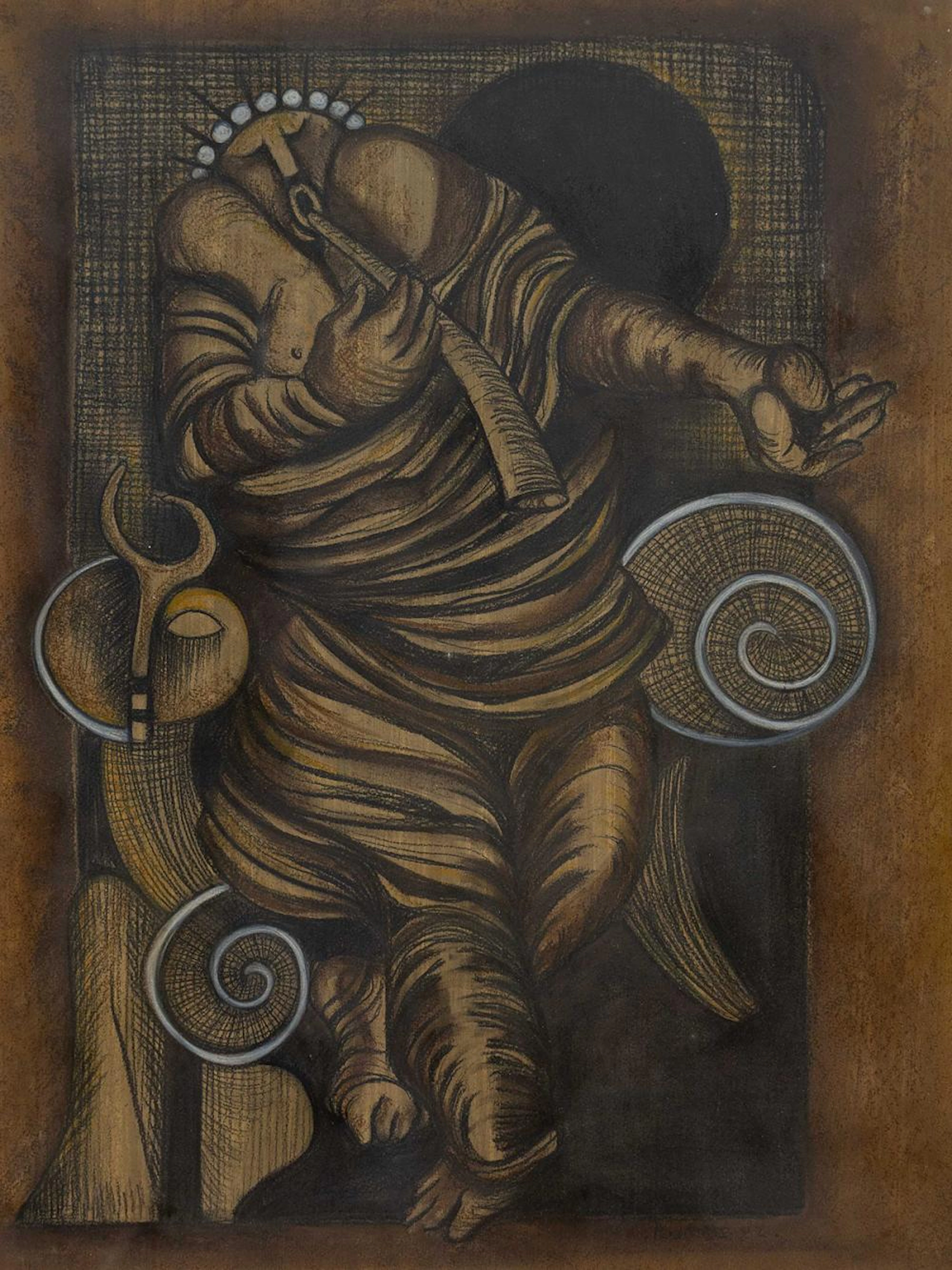 Sydney Kumalo (SA 1935 - 1988) Mixed Media