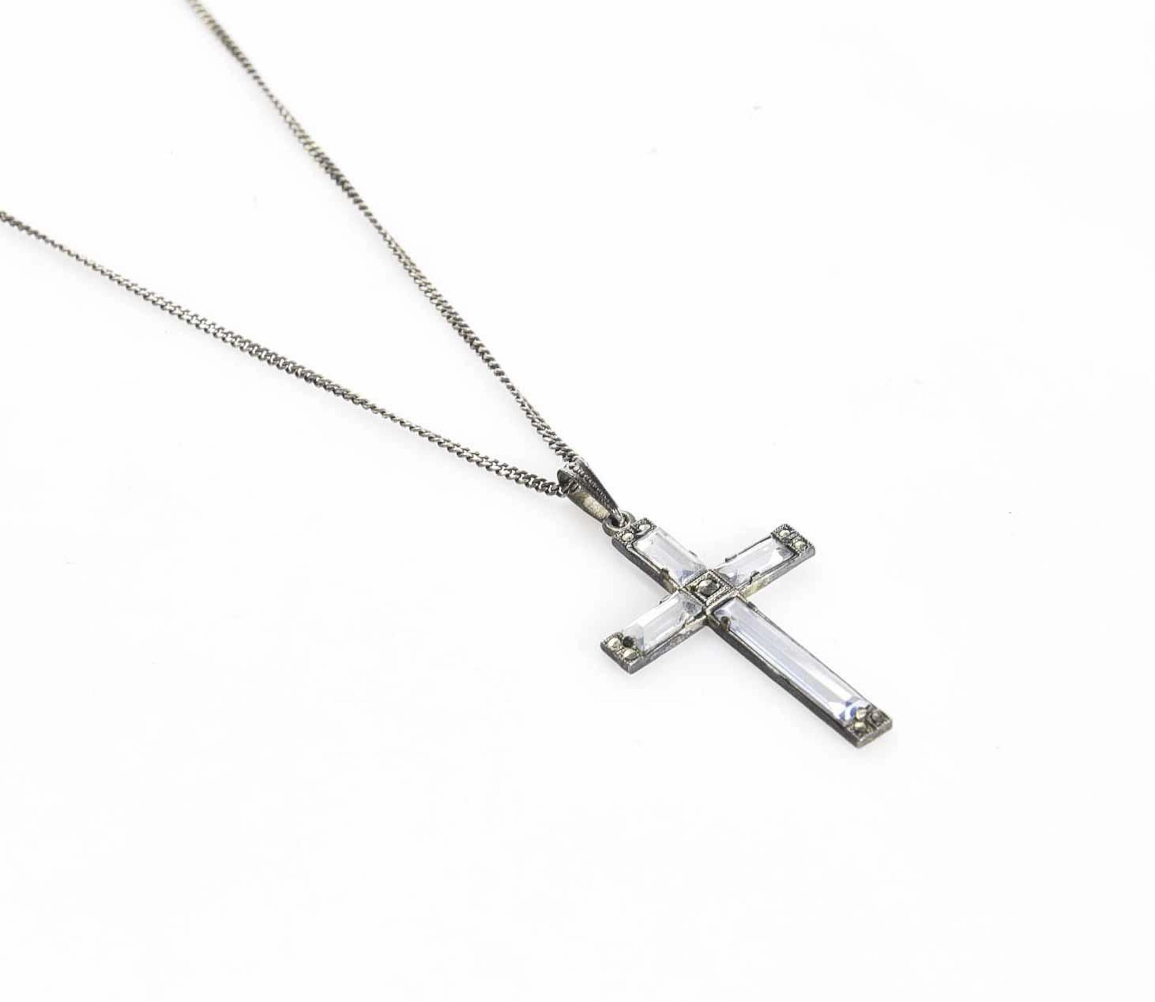Halskedja med berlock, silver