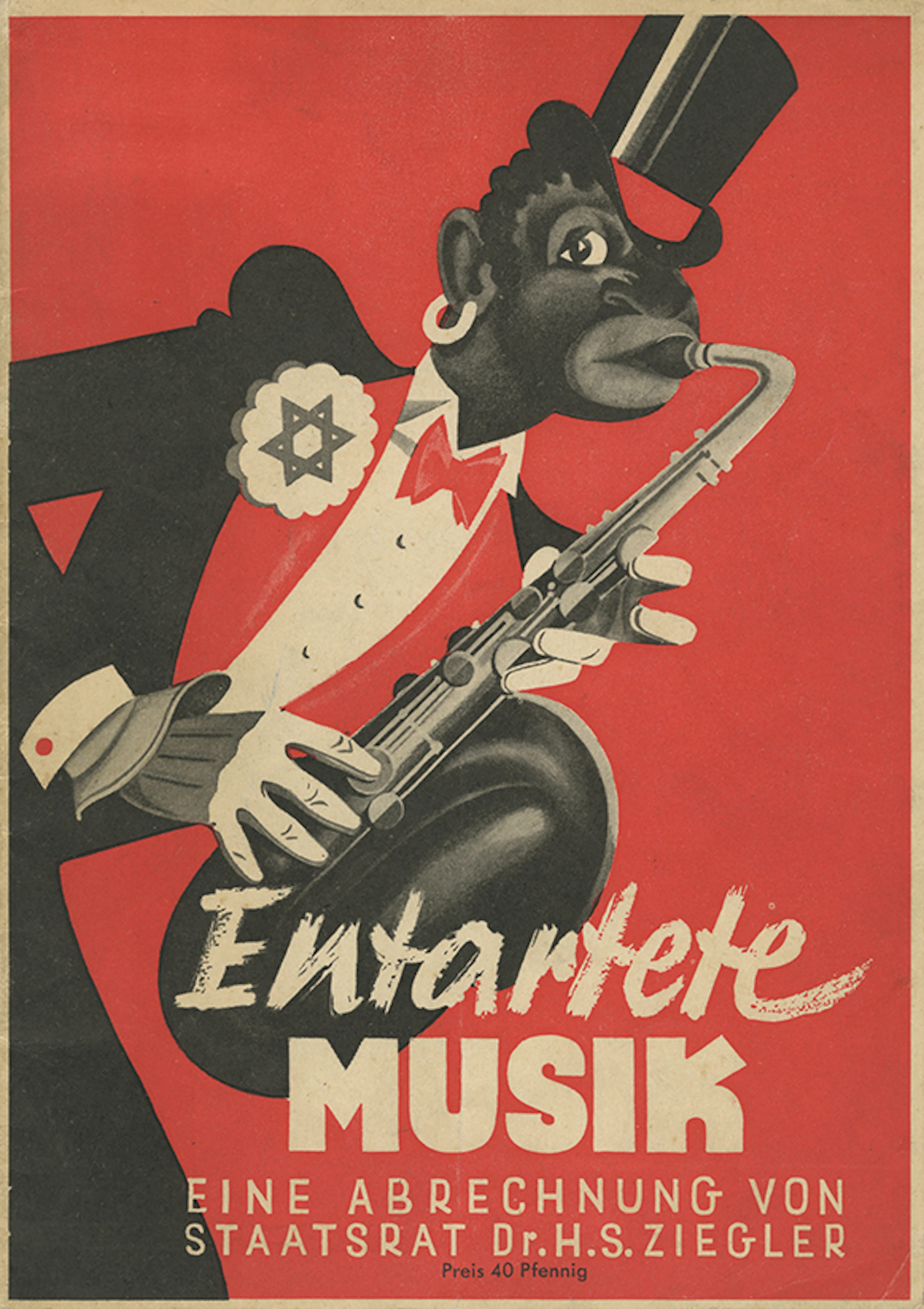 Booklet Accompanying the "Entartete Musik" Exhibition - D?sseldorf, 1938