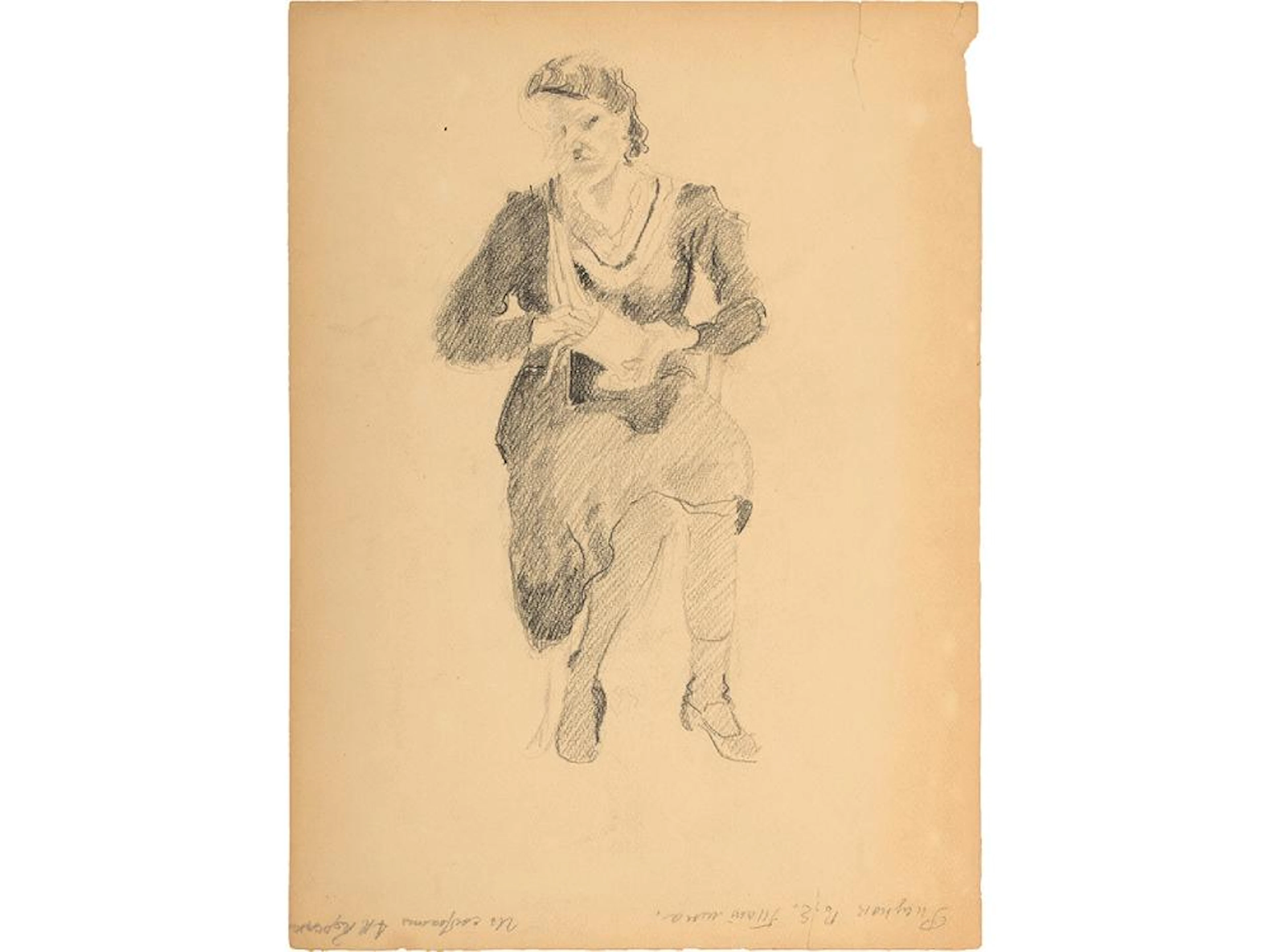 Four Pencil Sketches by Vladimir Tatlin