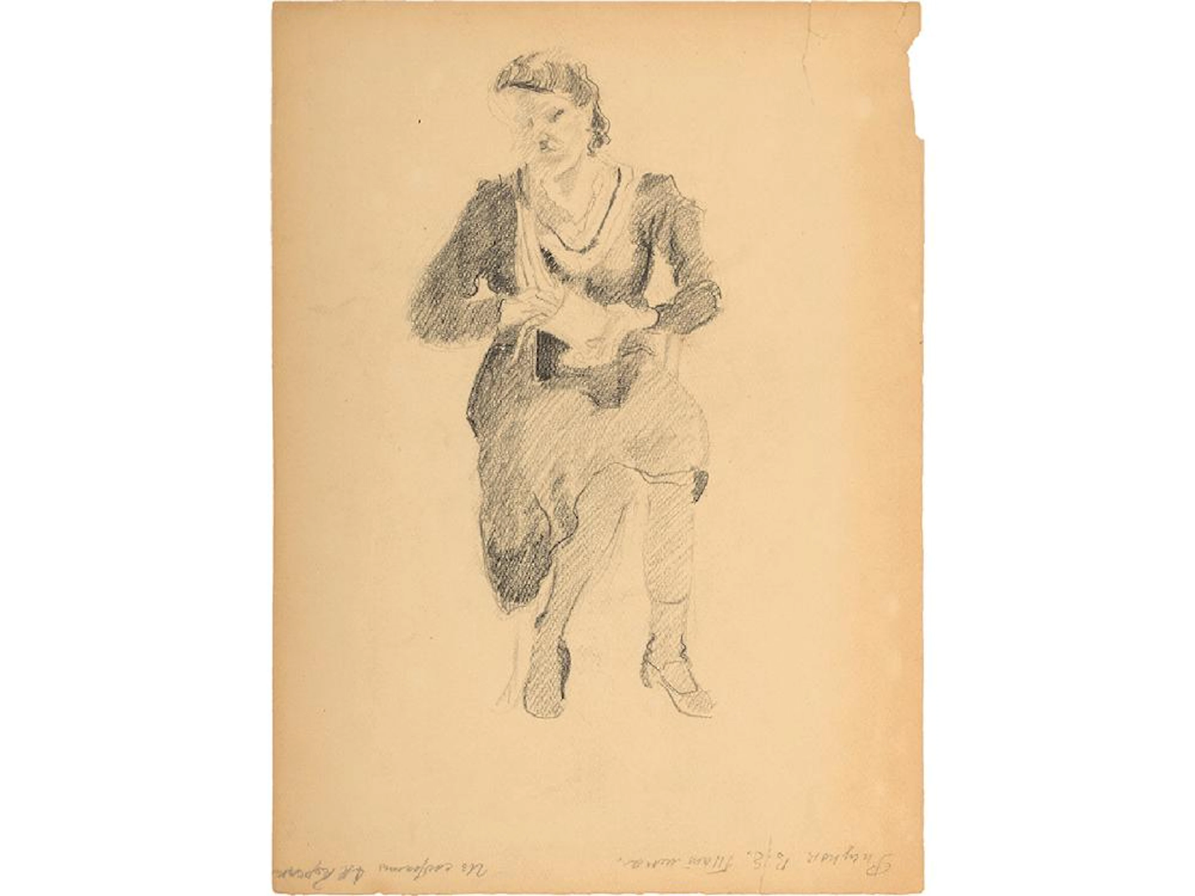 Four Pencil Sketches by Vladimir Tatlin