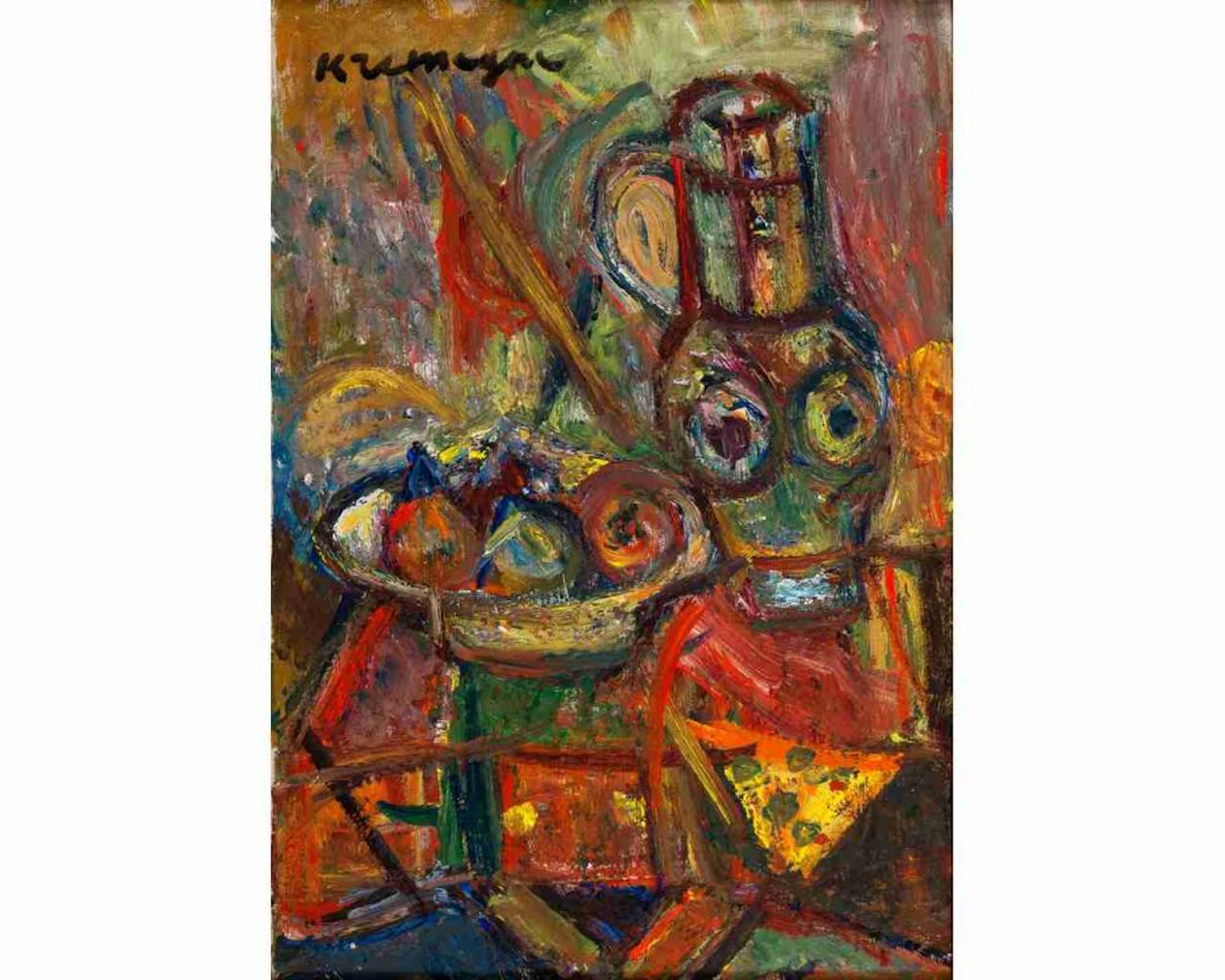 Pinchus Kremegne (1890-1981) ? Still Life ? Oil on Canvas