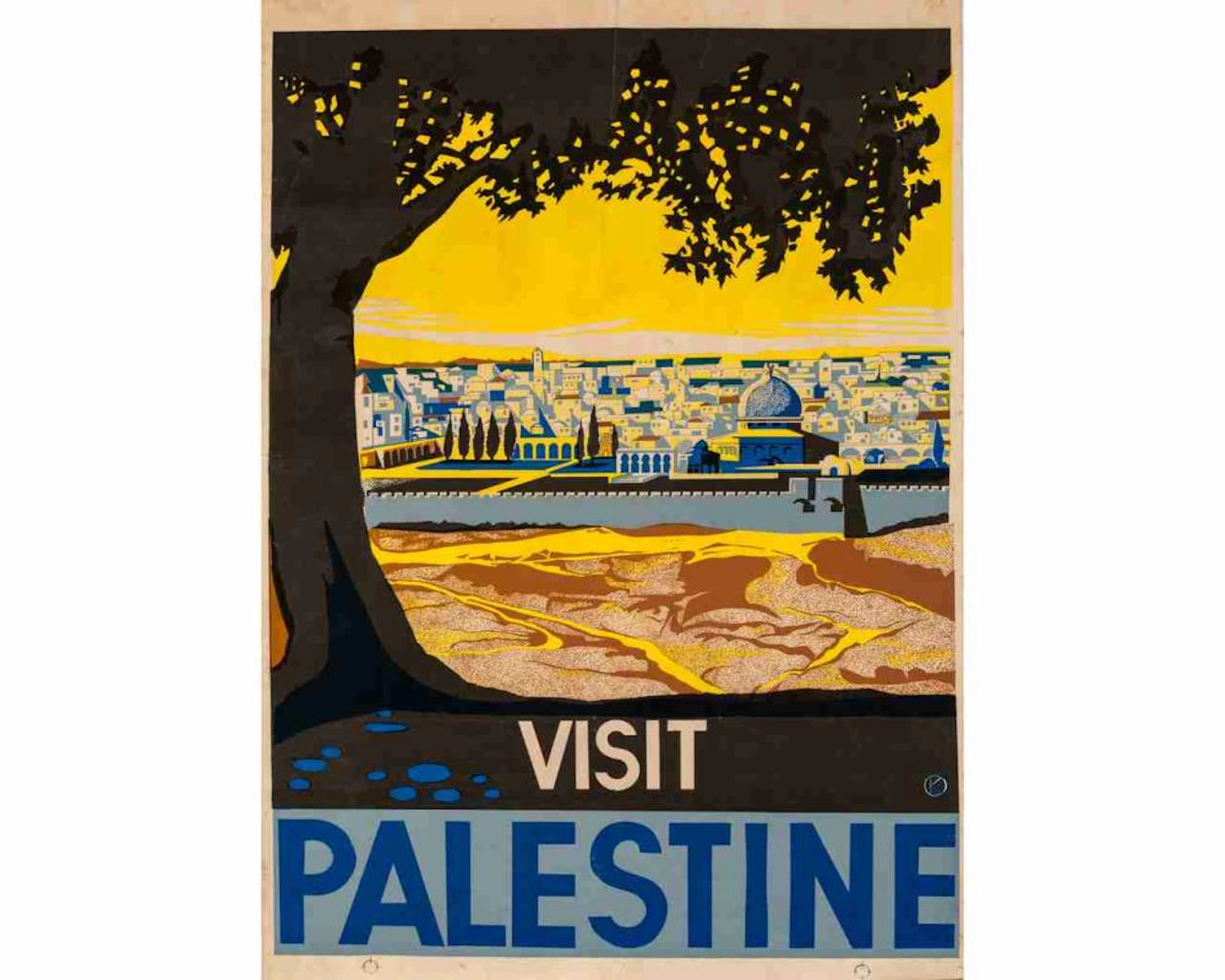 Visit Palestine ? Poster Designed by Franz Kraus