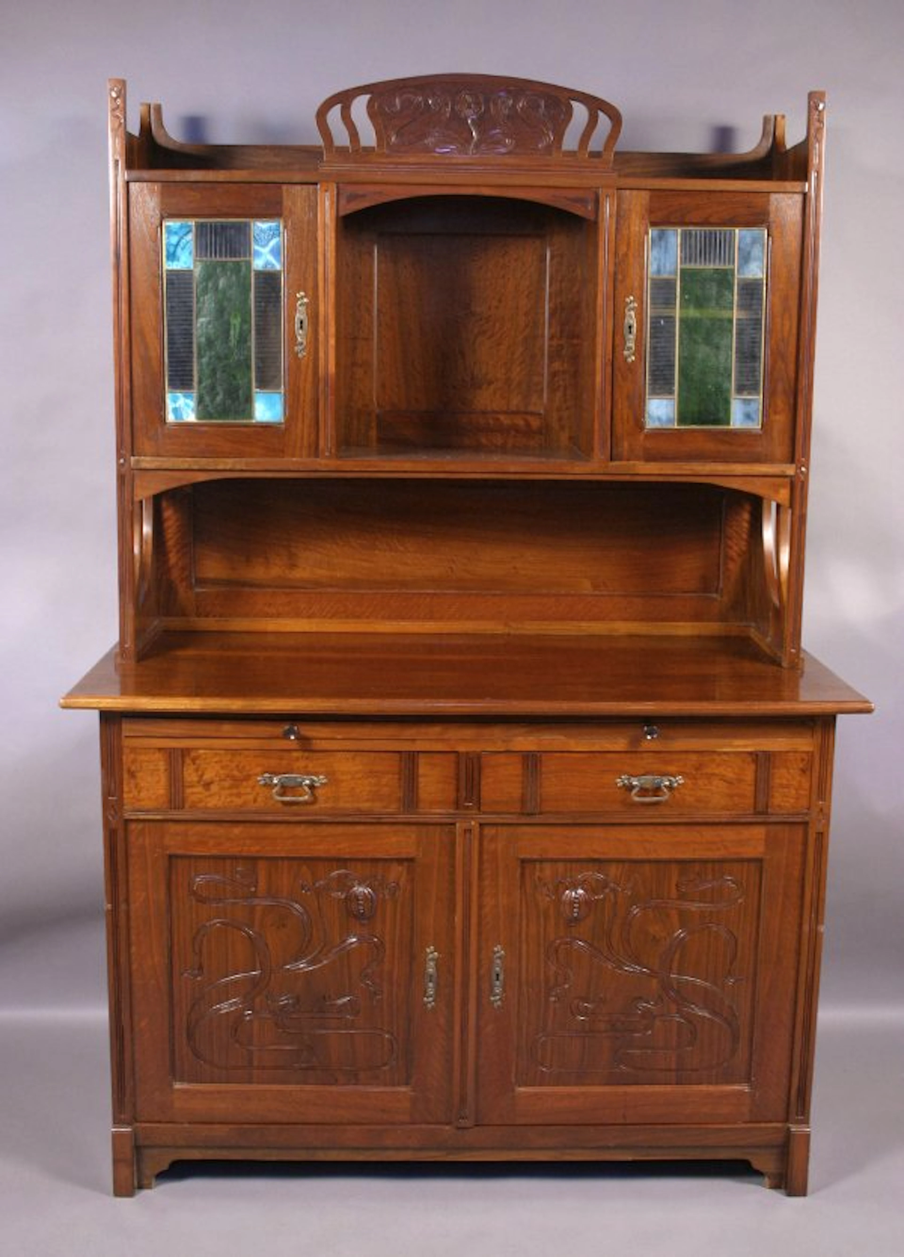 53: LATE 19TH/EARLY 20TH C. SECESSIONIST CUPBOARD
