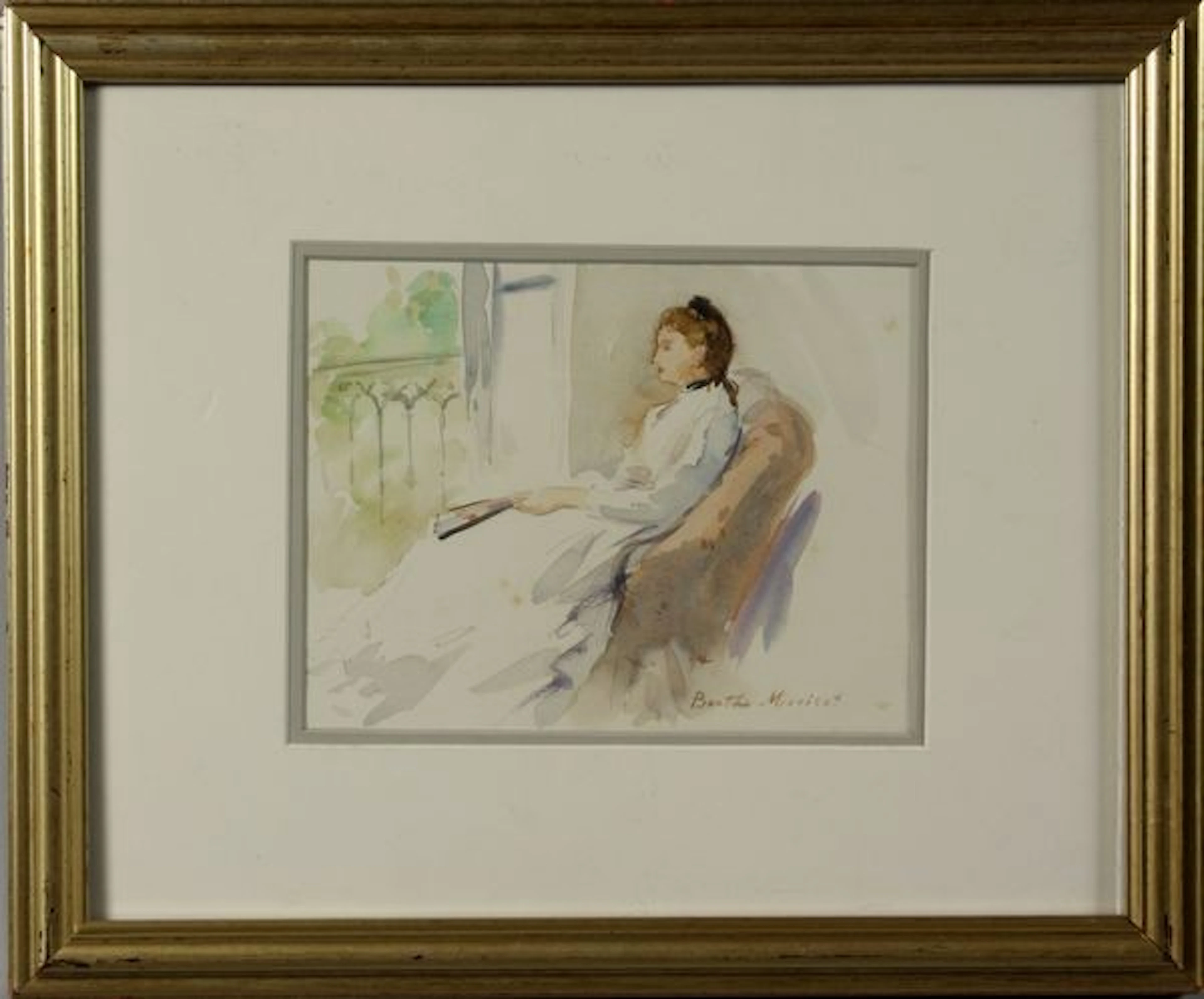 3183: Morisot, Seated Woman, W/C