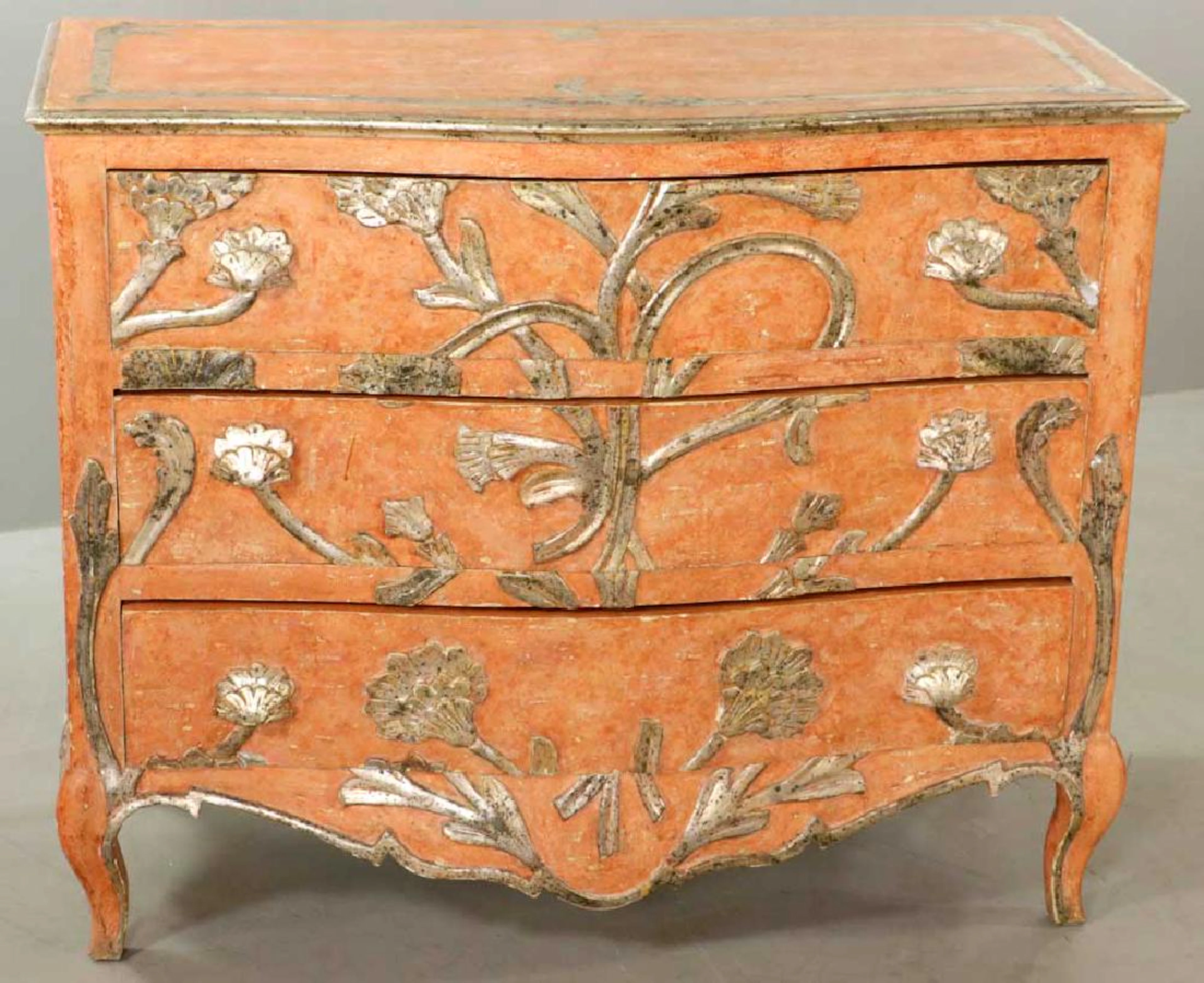 Antique Florentine 3-Drawer Chest