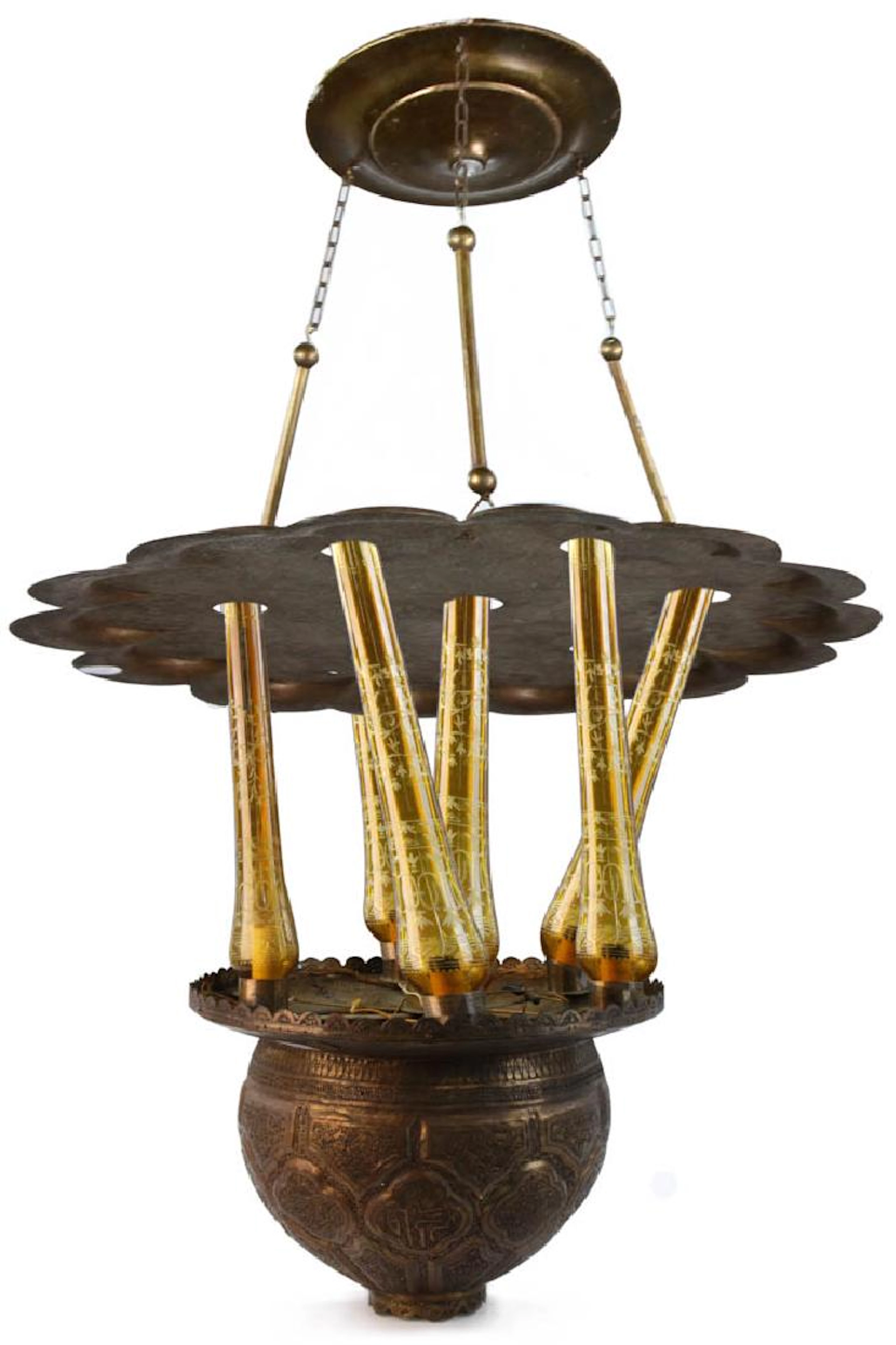 Moroccan Seven Light Chandelier