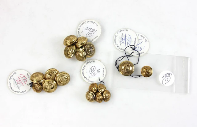 Insignia Buttons, Prince of Wales Leinster