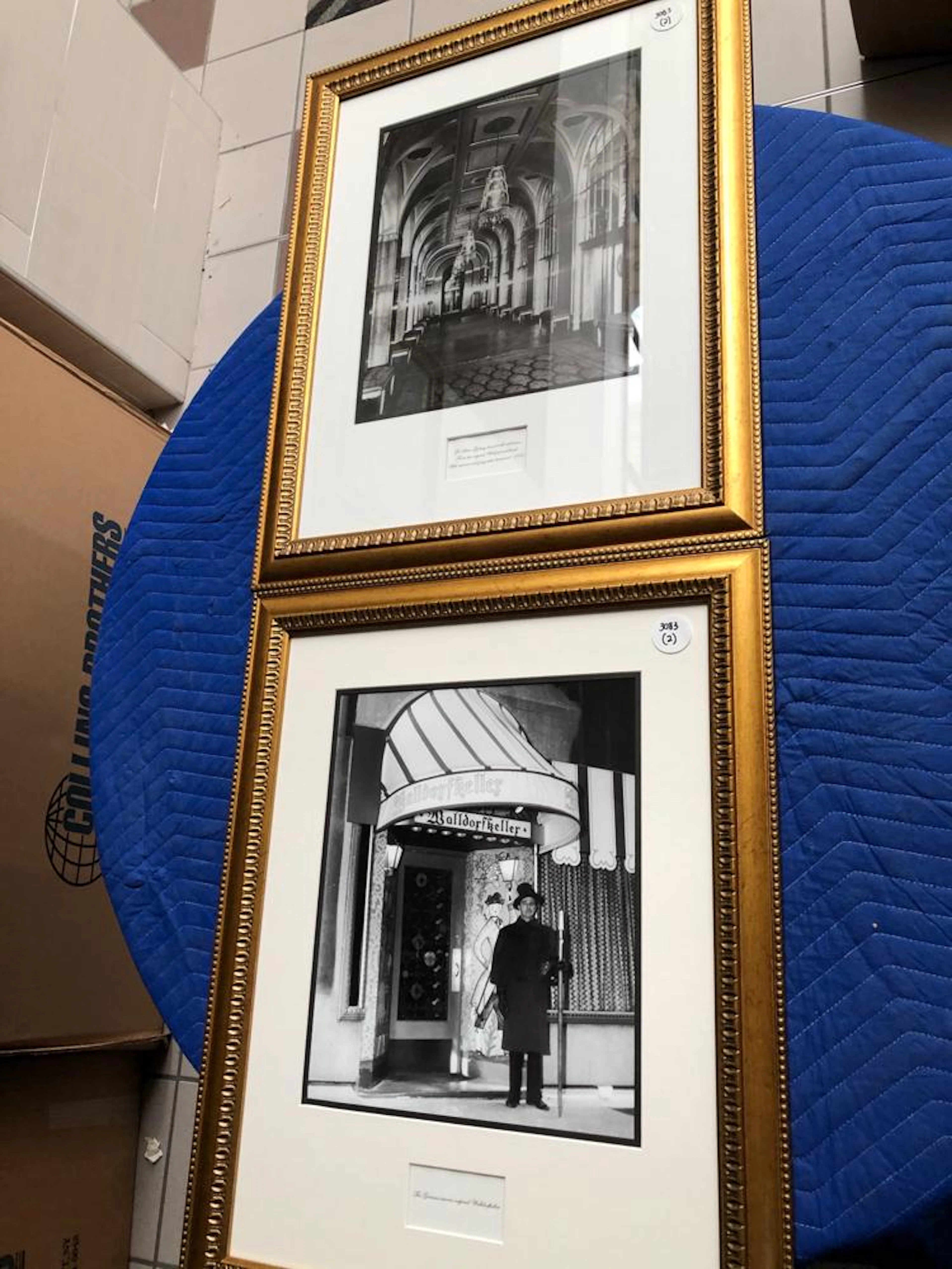 Lot of 3 photographs of architecture; German taver