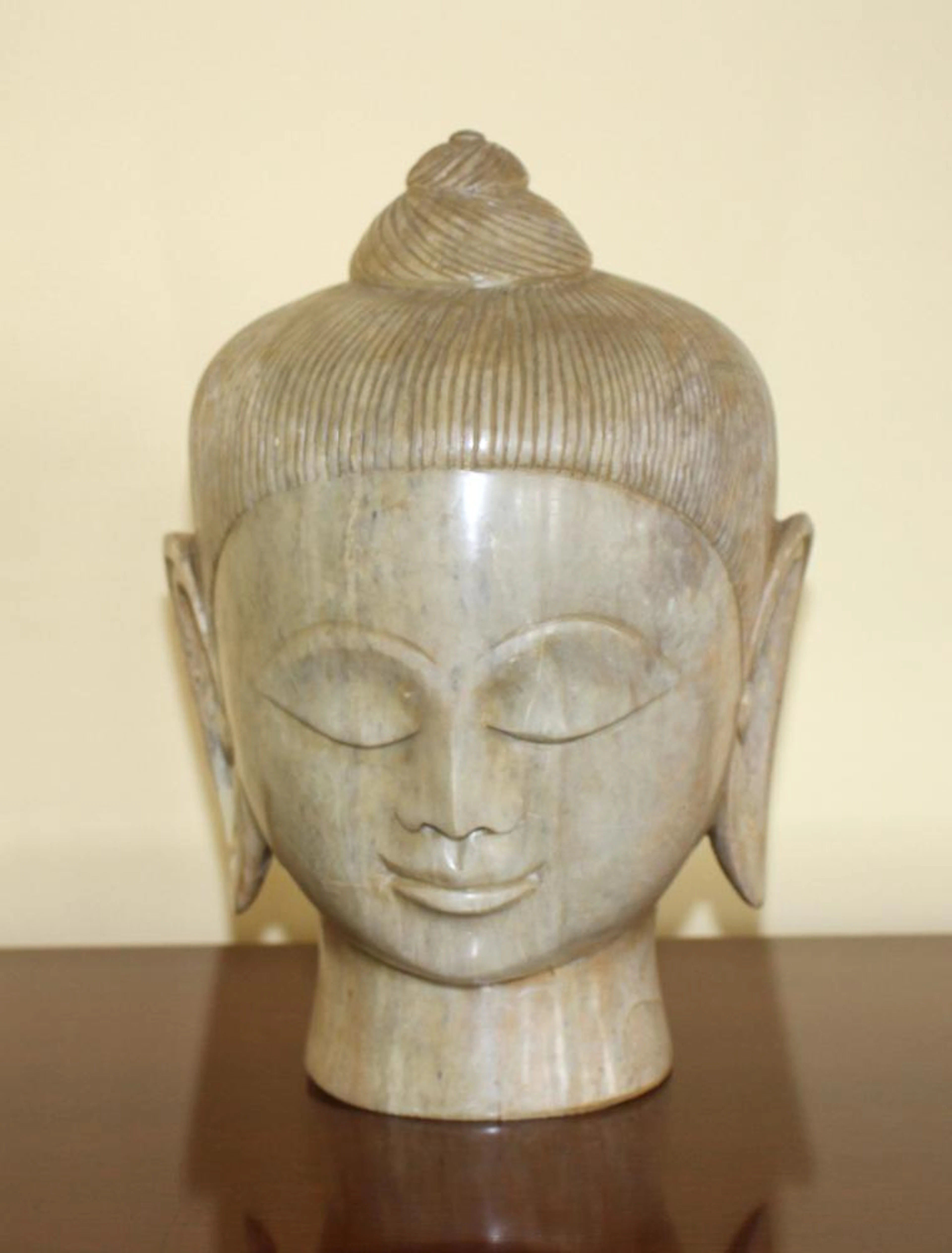 Marble Sculpture of Buddha Head