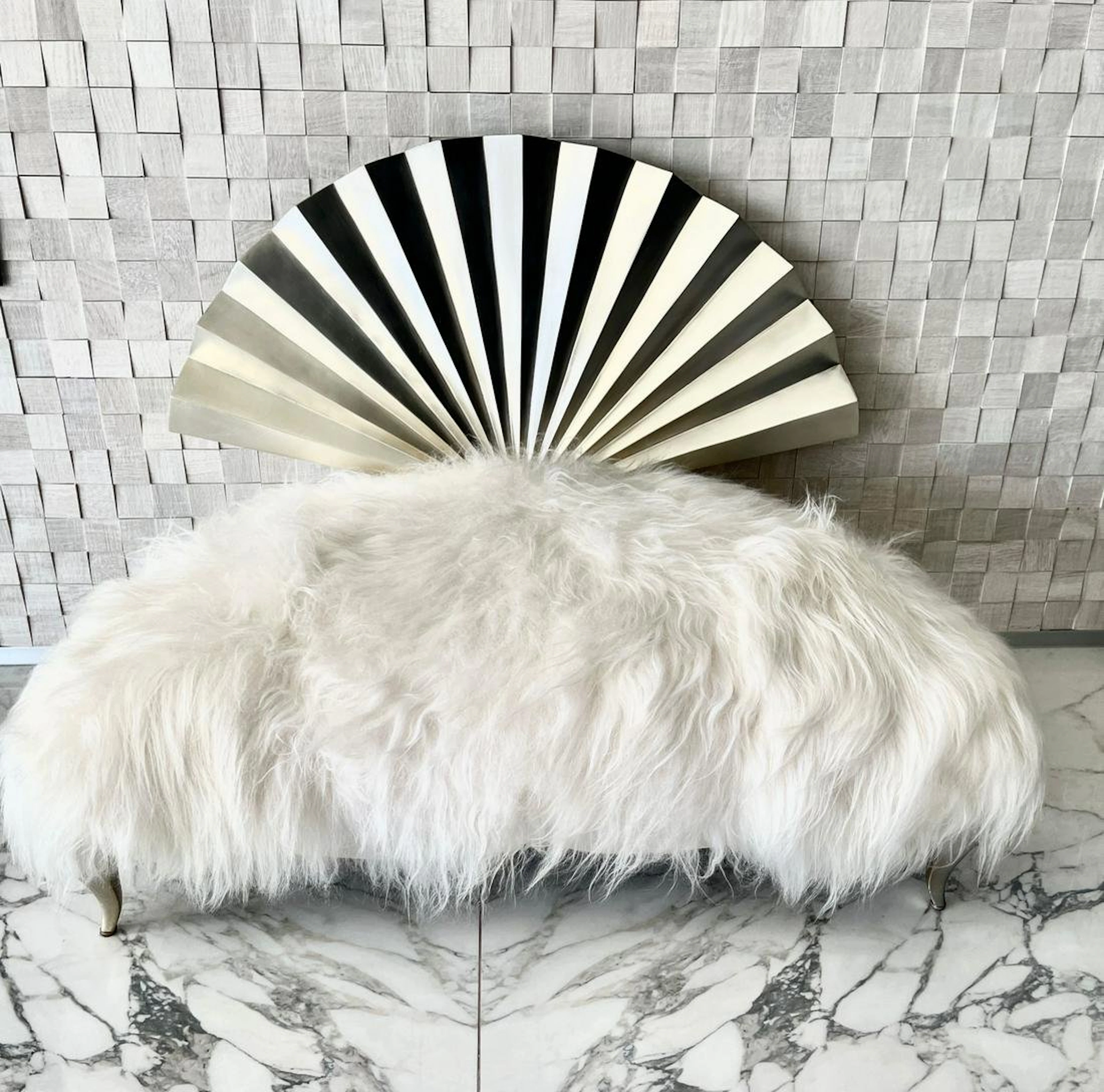Christopher Guy Le Fan Plisse Fan Back Chair