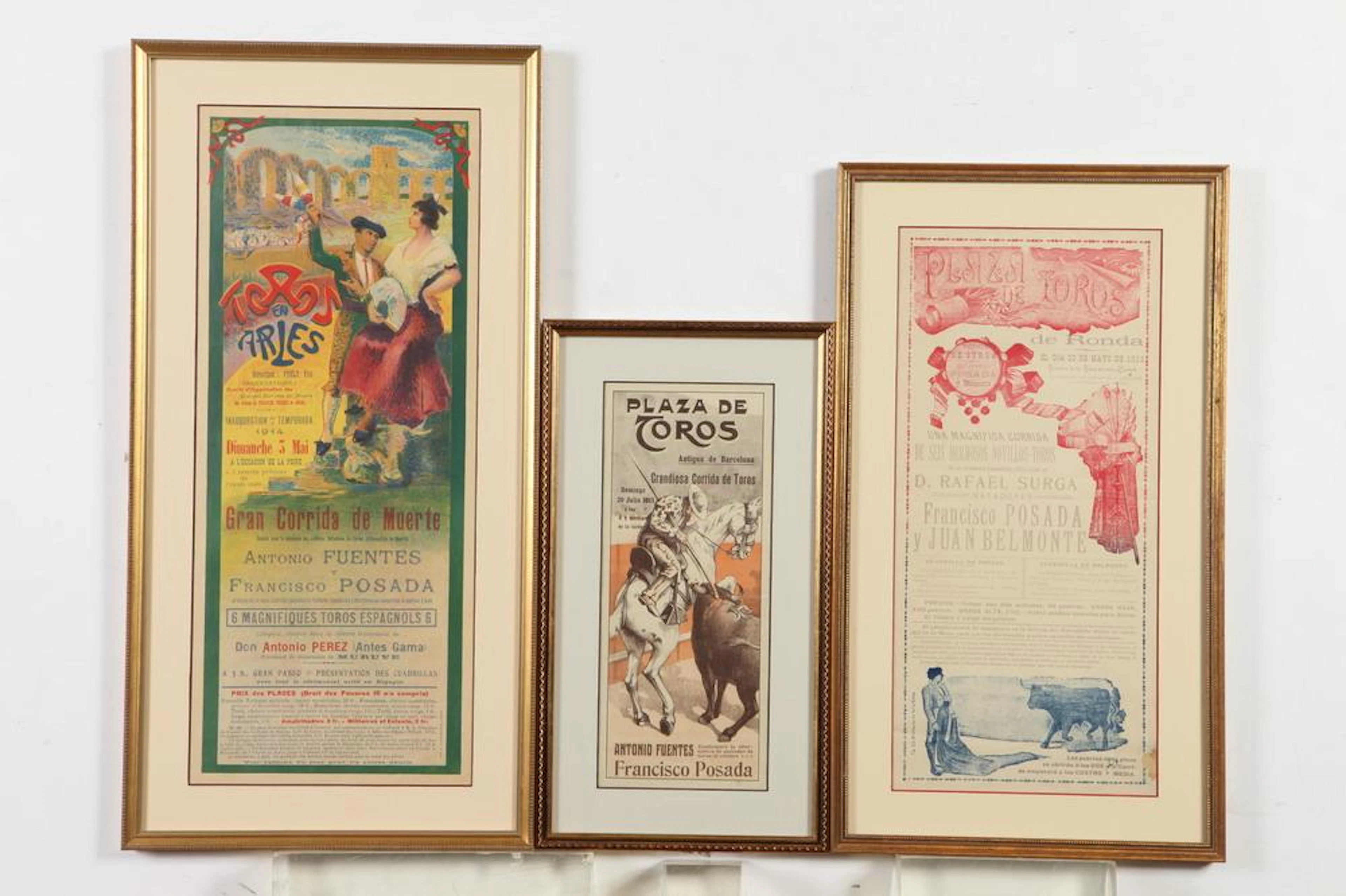 THREE FRAMED