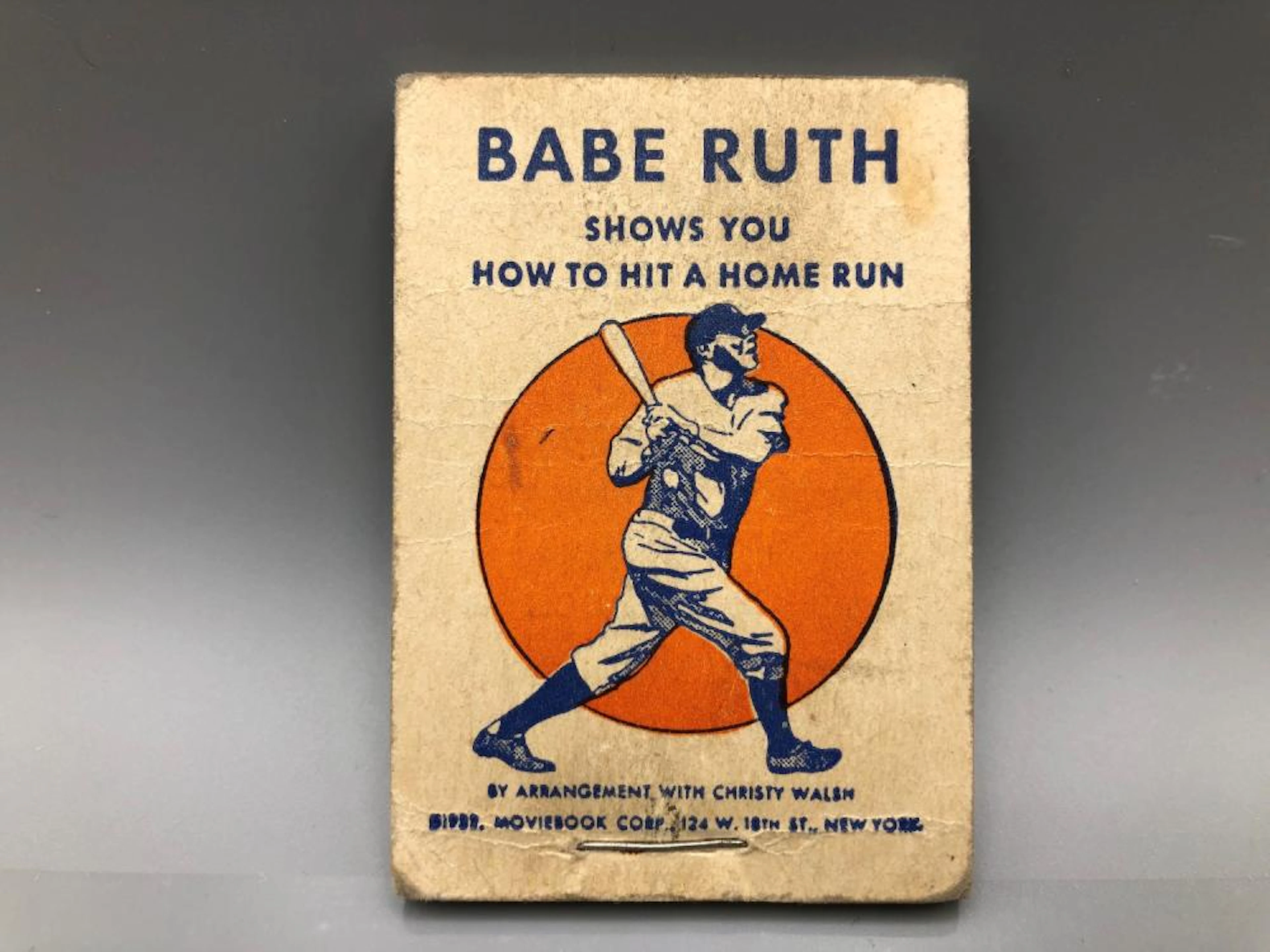 1932 Wheaties Booklet Babe Ruth How to Hit A Home Run!! RARE!!!!!