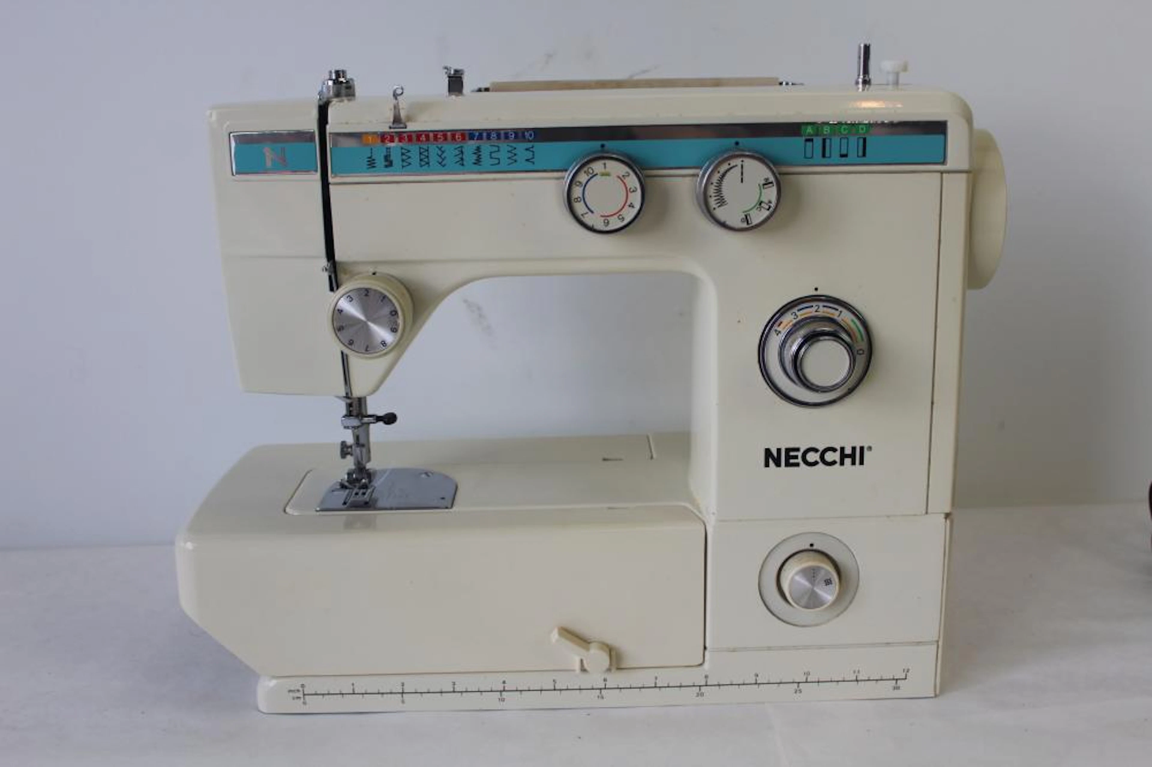 Necchi Model #535 FA Sewing Machine - Tested and Works.