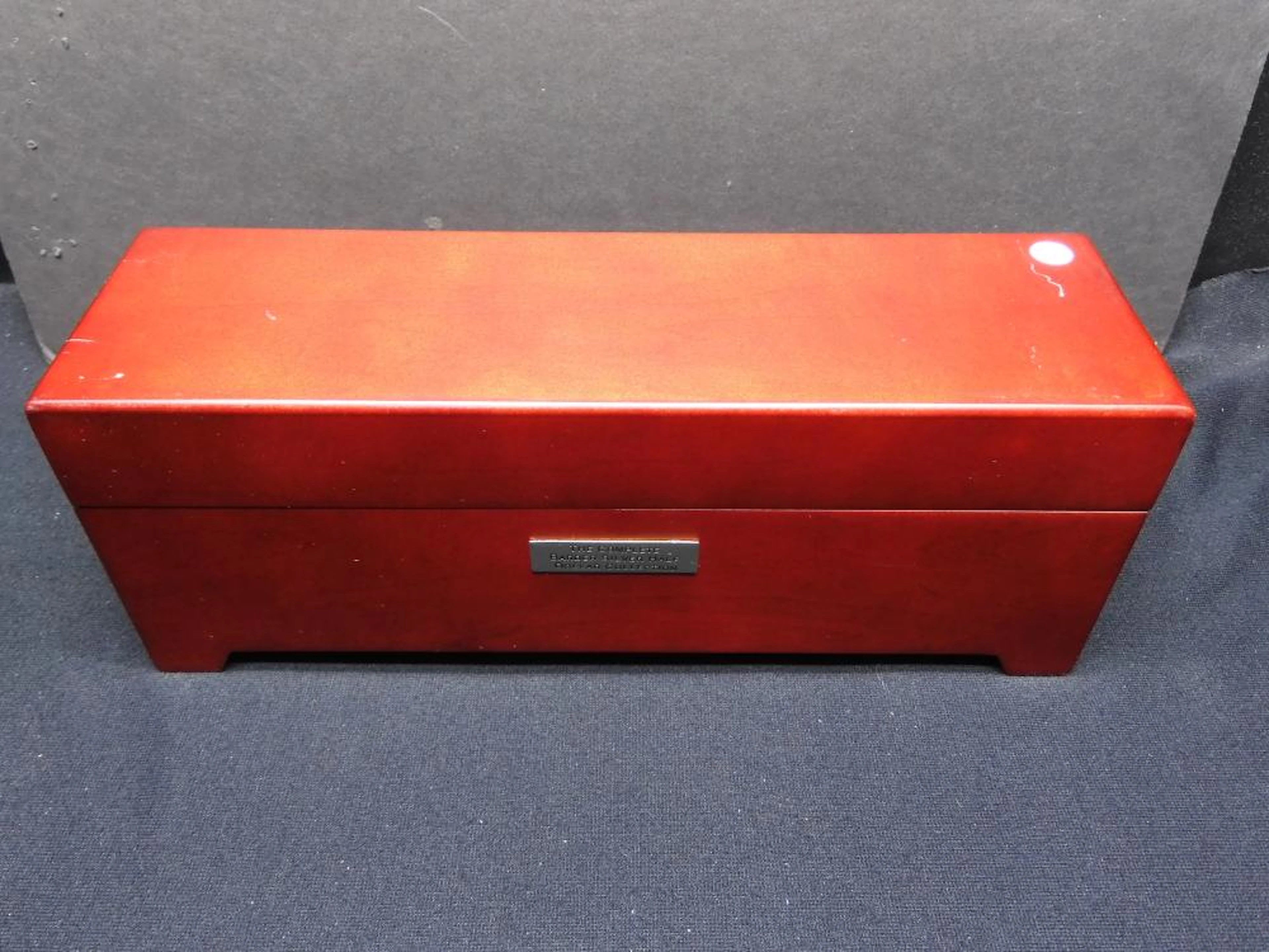 Wooded Display box to house The Complete Barber Silver...