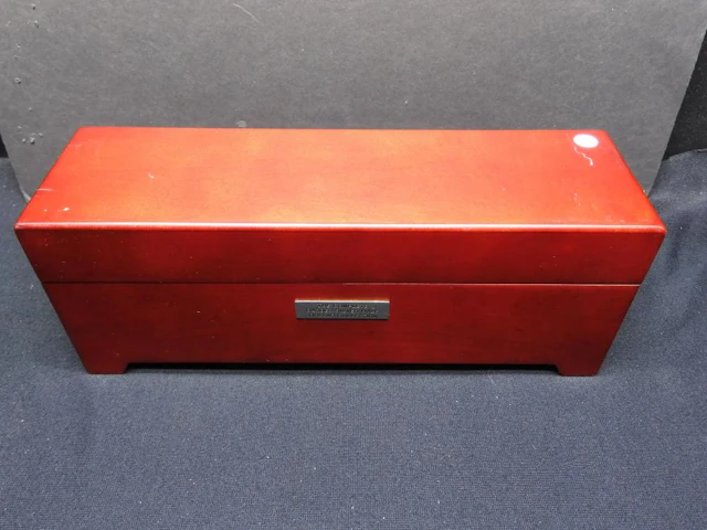 Wooded Display box to house The Complete Barber Silver...
