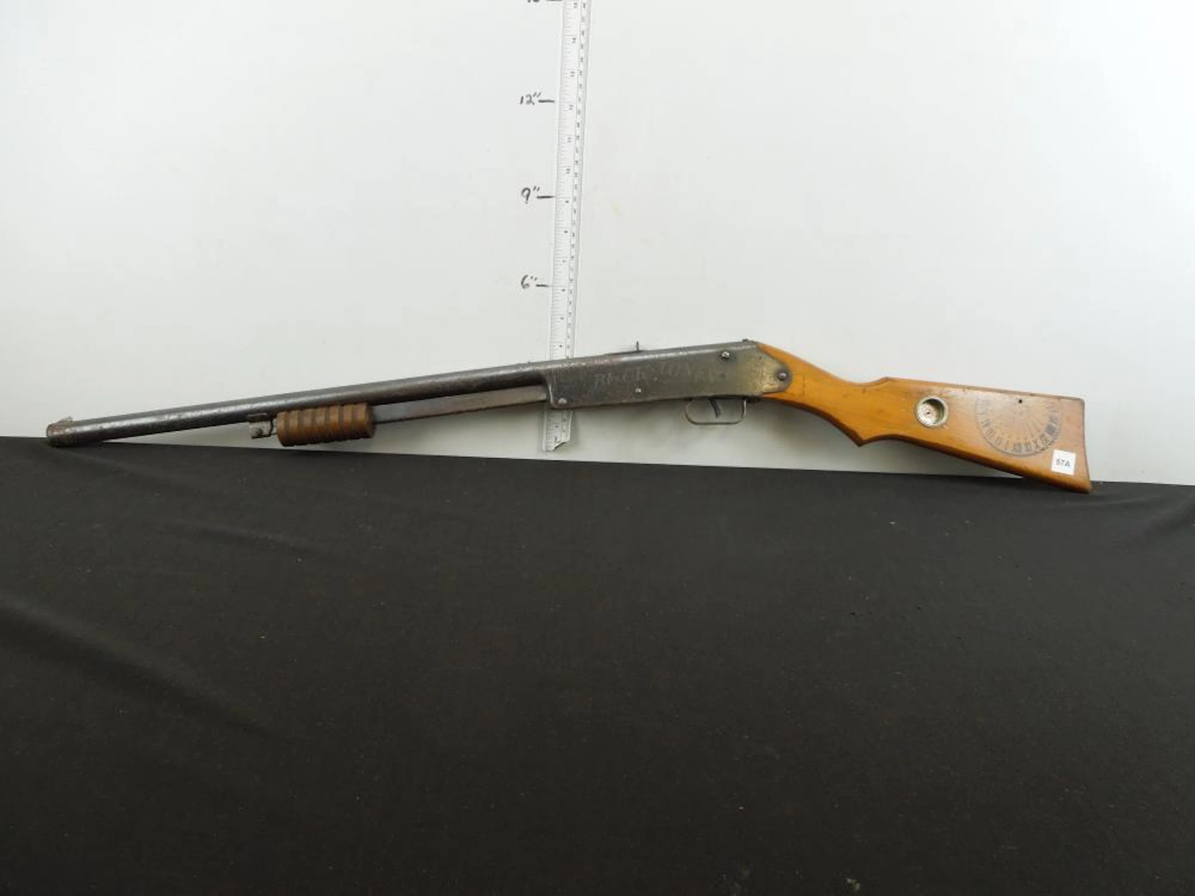Vintage 1930's Daisy Pump Action BB Gun "Buck Jones" - Missing Compass