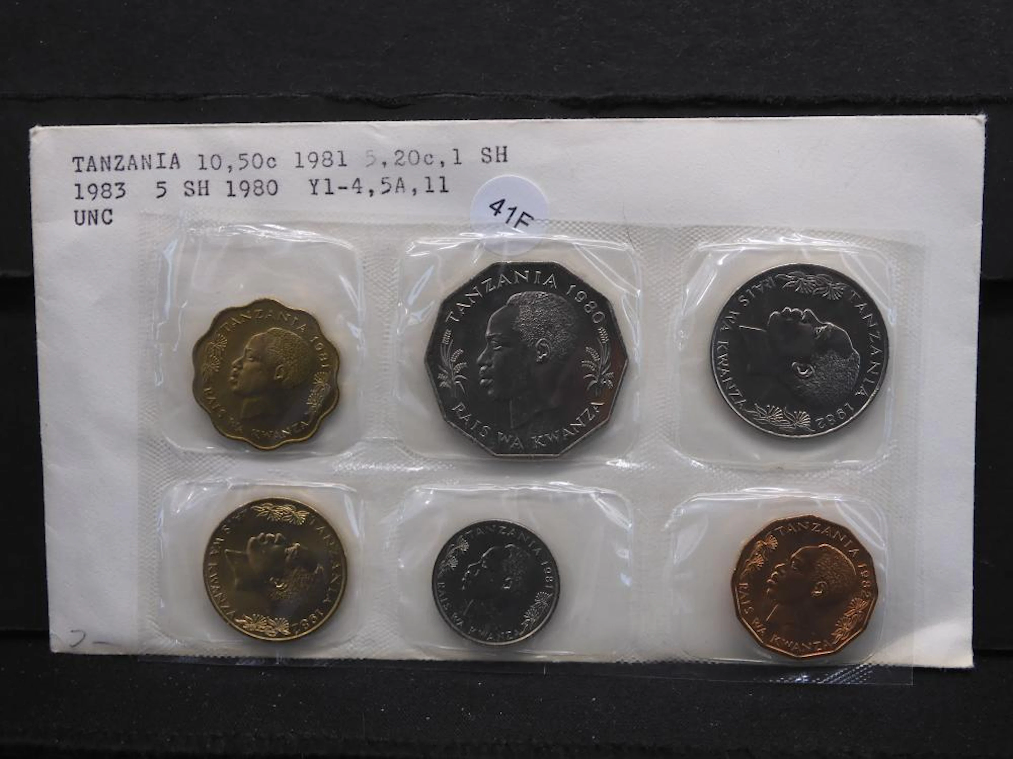 Tanzania 6 Coin UNC Set.