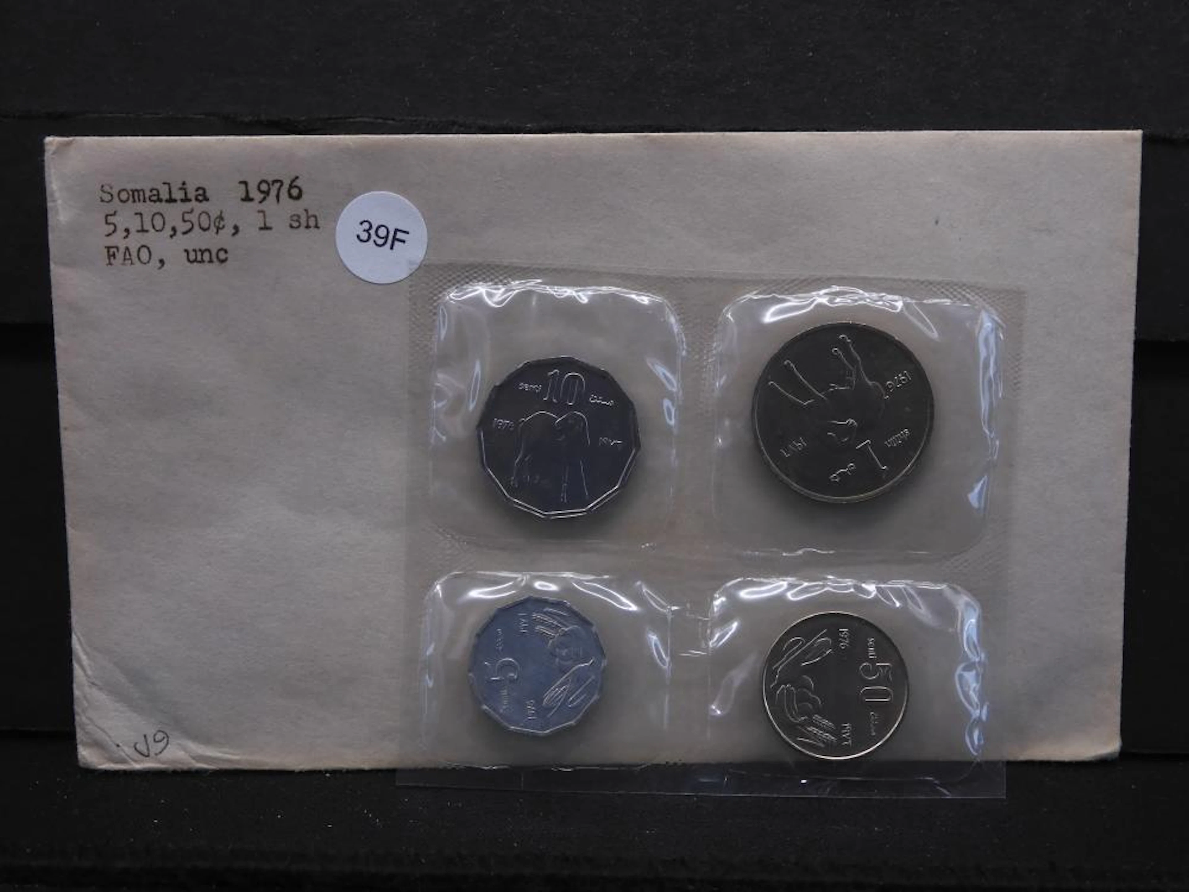 1976 Somalia 4 Coin Mint Set.