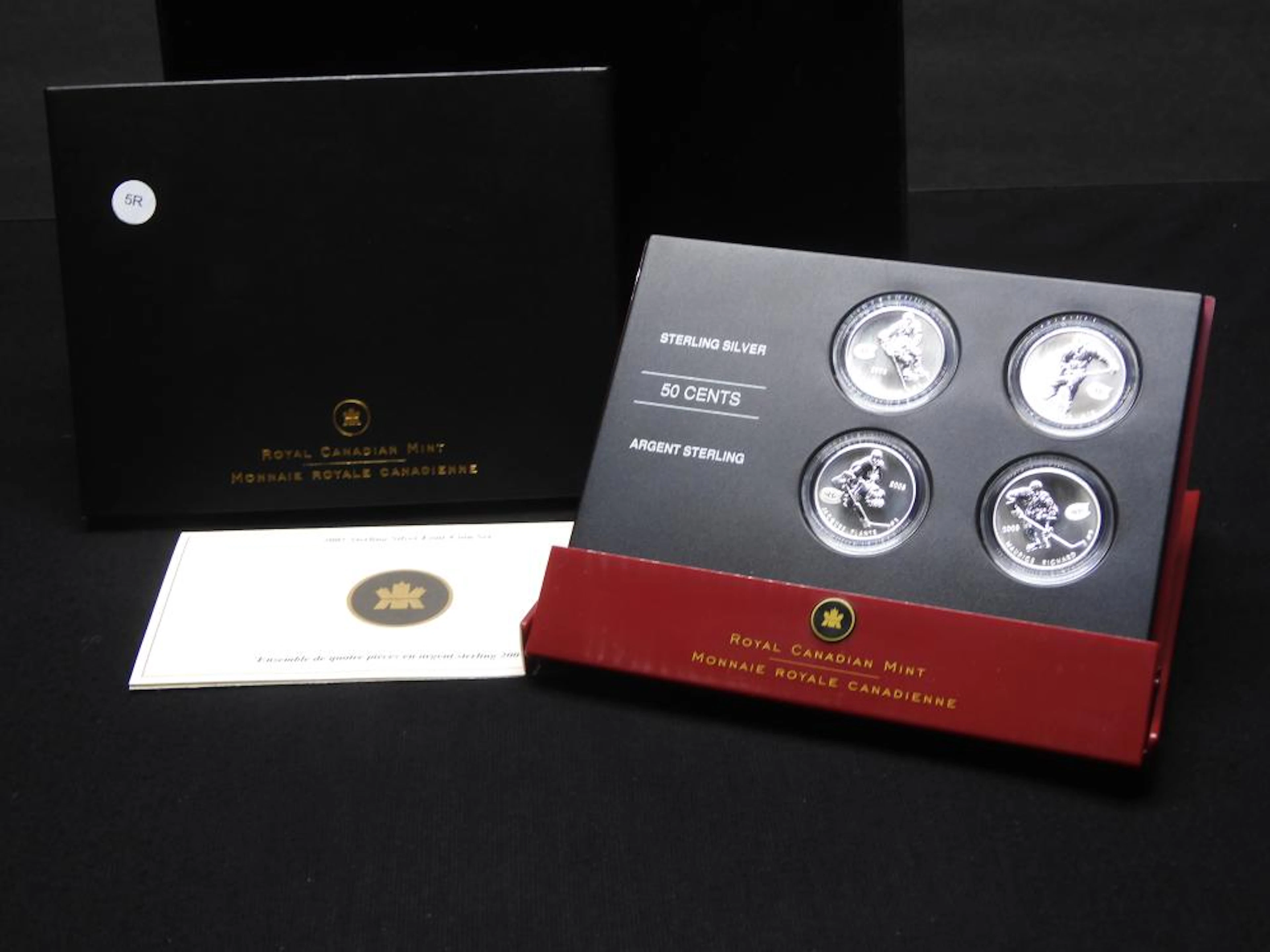 2005 4 Canadian Coin Set Each 9.25% Sterling Silver...
