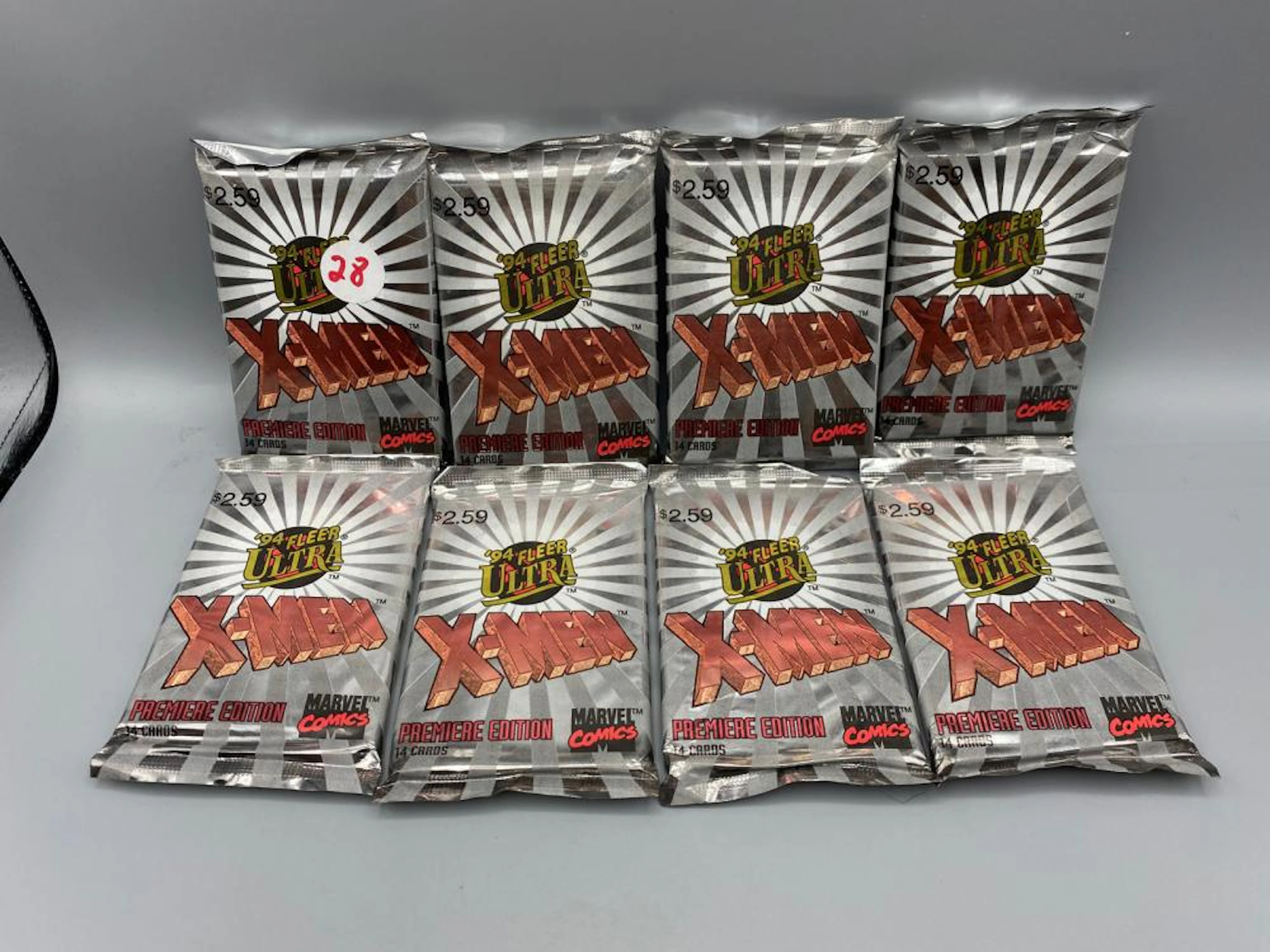 1994 Fleer Ultra X-Men Premiere Edition Unopened Packs - 8 Packs