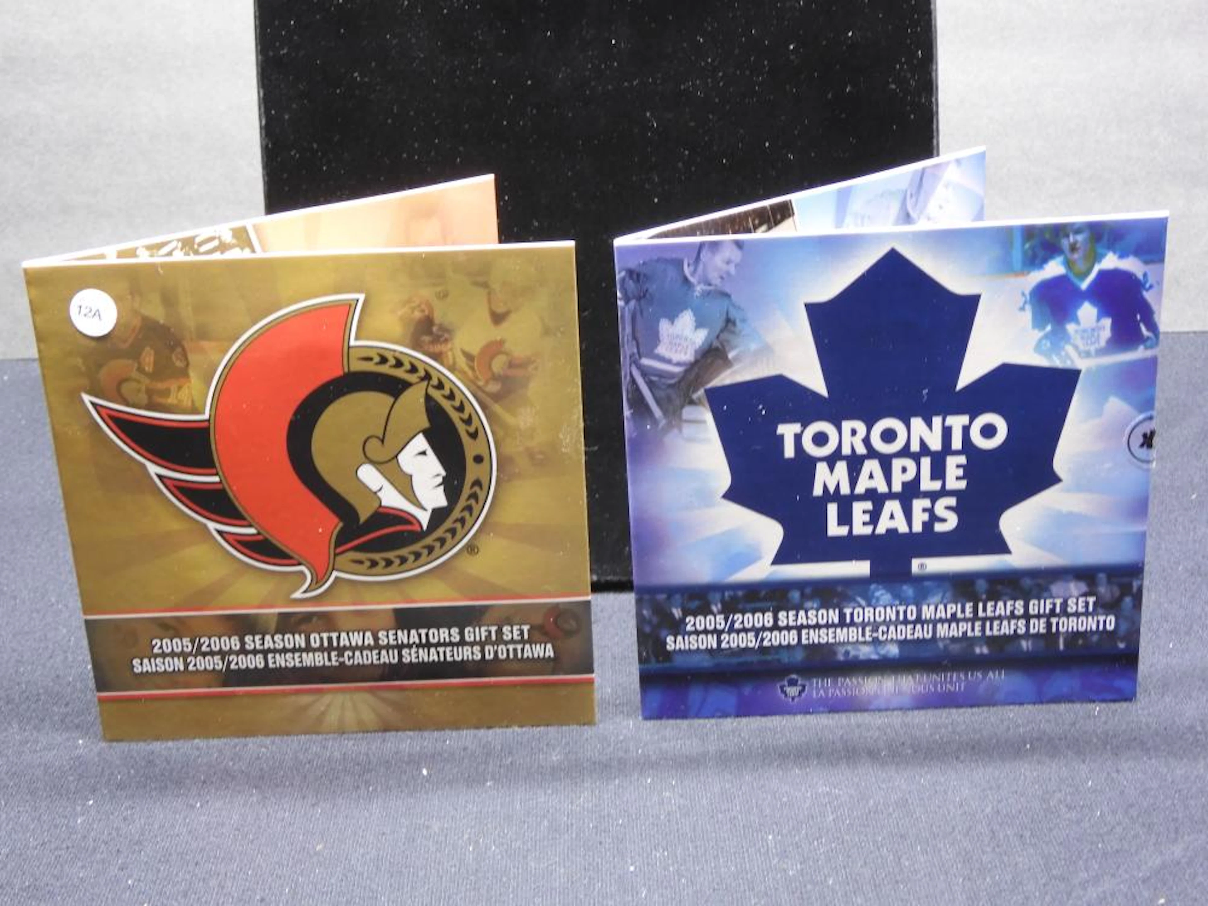 (2) Hockey Gift Sets: 2005/6 Ottawa Senators and Toronto Maple Leaves