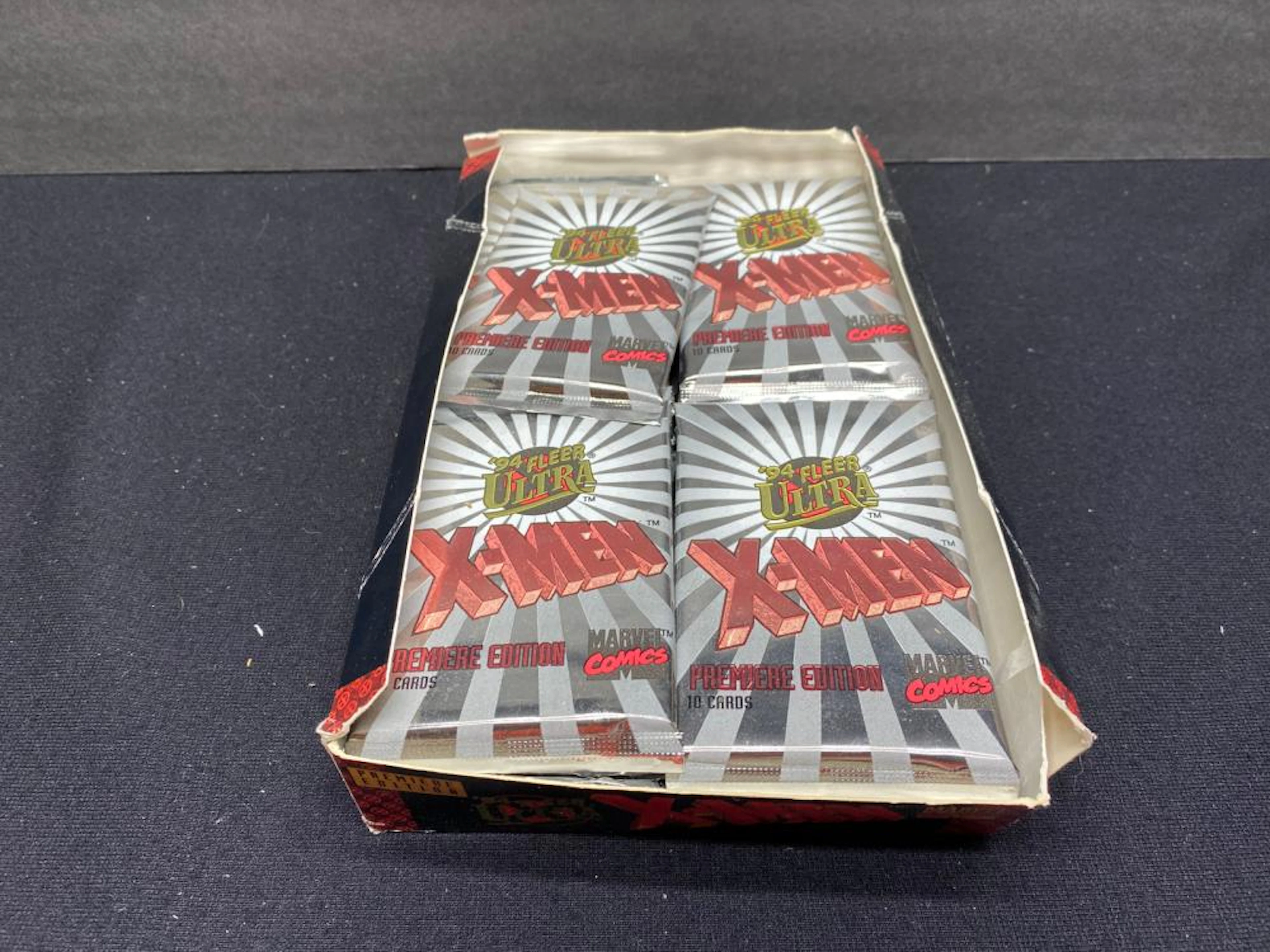 1994 Fleer Ultra X-Men Premiere Edition Partial Box - Missing Packs
