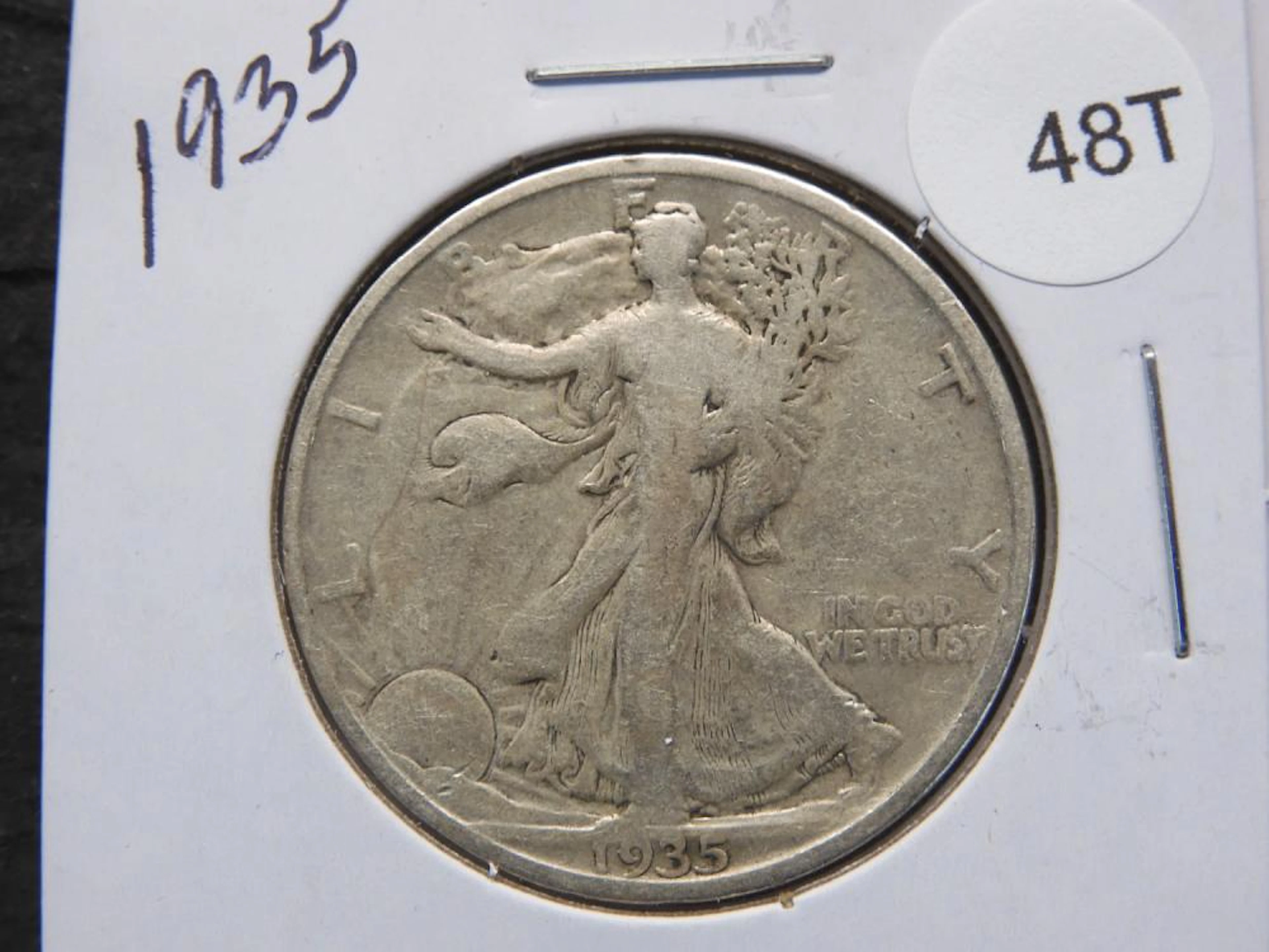 1935 WALKING LIBERTY HALF DOLLAR