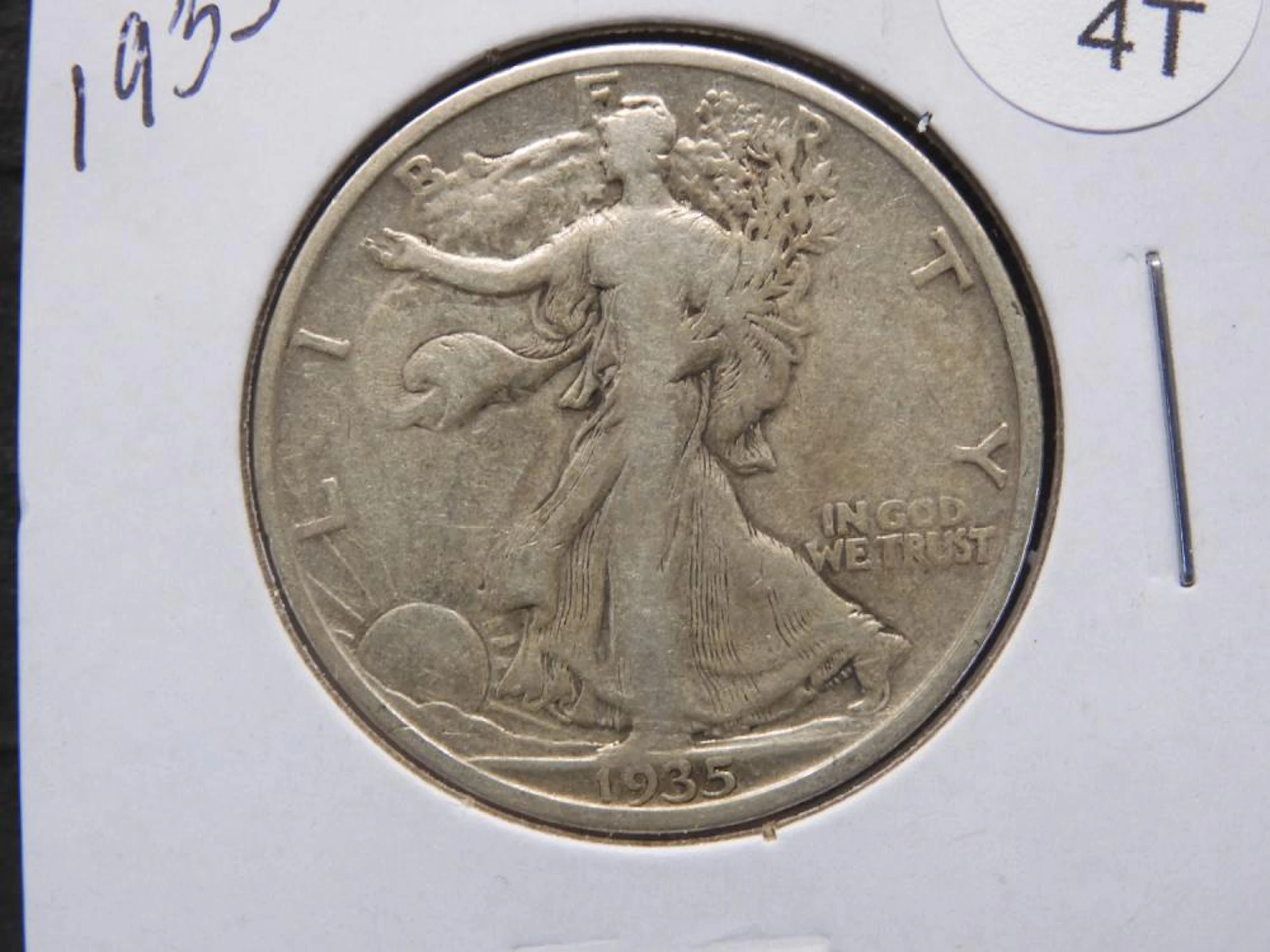 1935 WALKING LIBERTY HALF DOLLAR