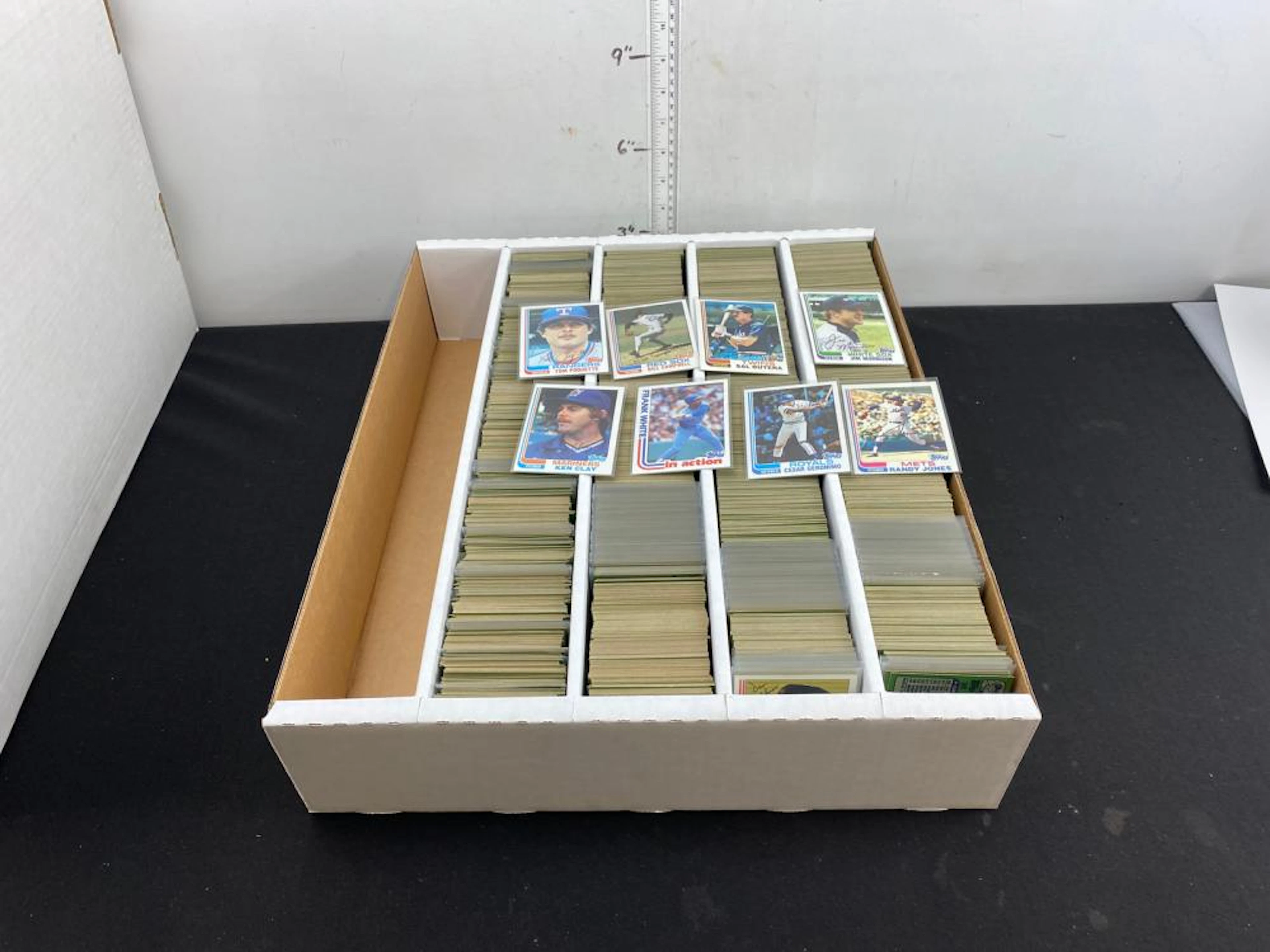 1982 Topps Baseball Monster Box Lot of Cards