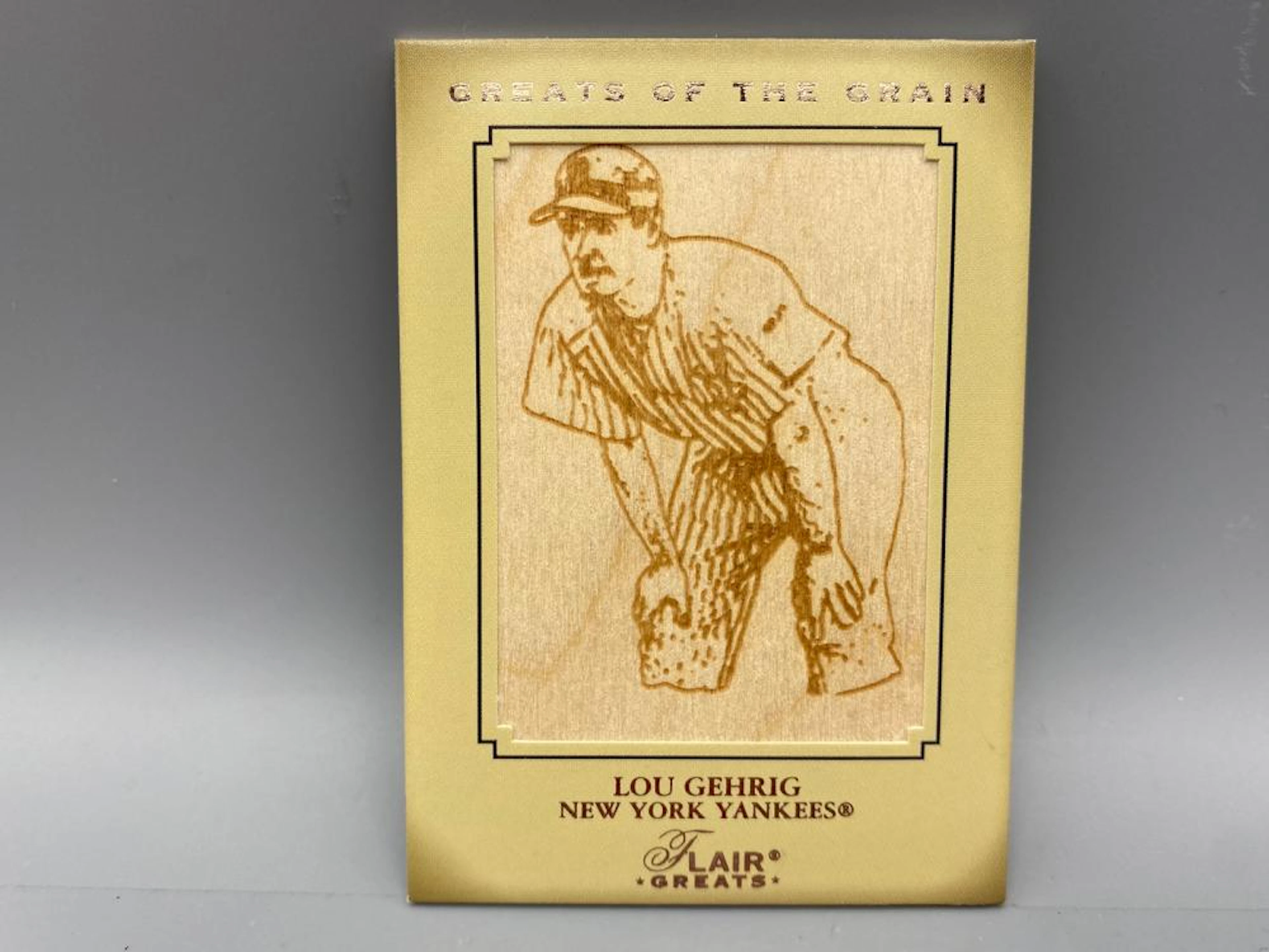 2003 Fleer Greats of The Grain Lou Gehrig #16/50