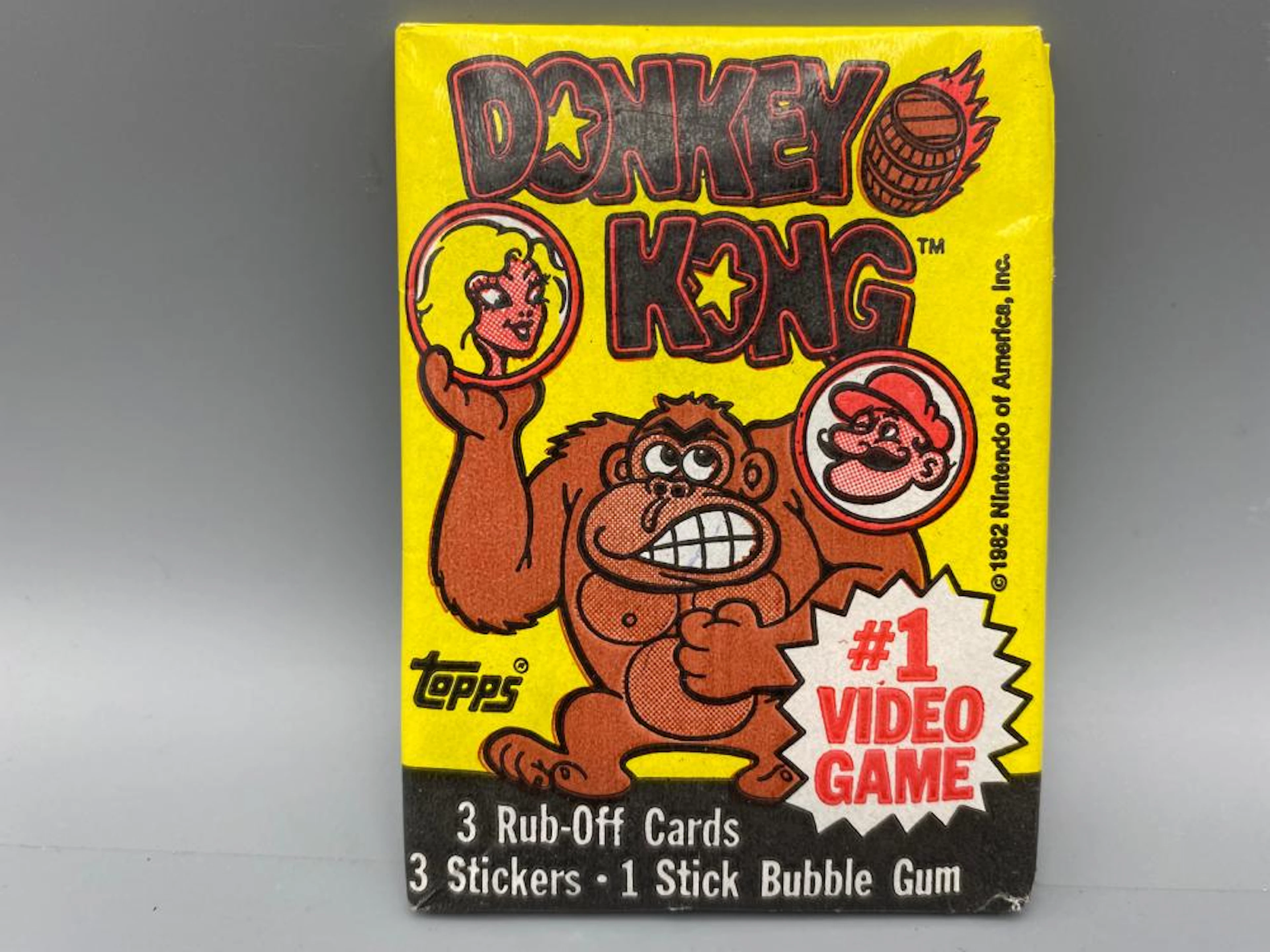 1982 Topps Nintendo Donkey Kong Pack
