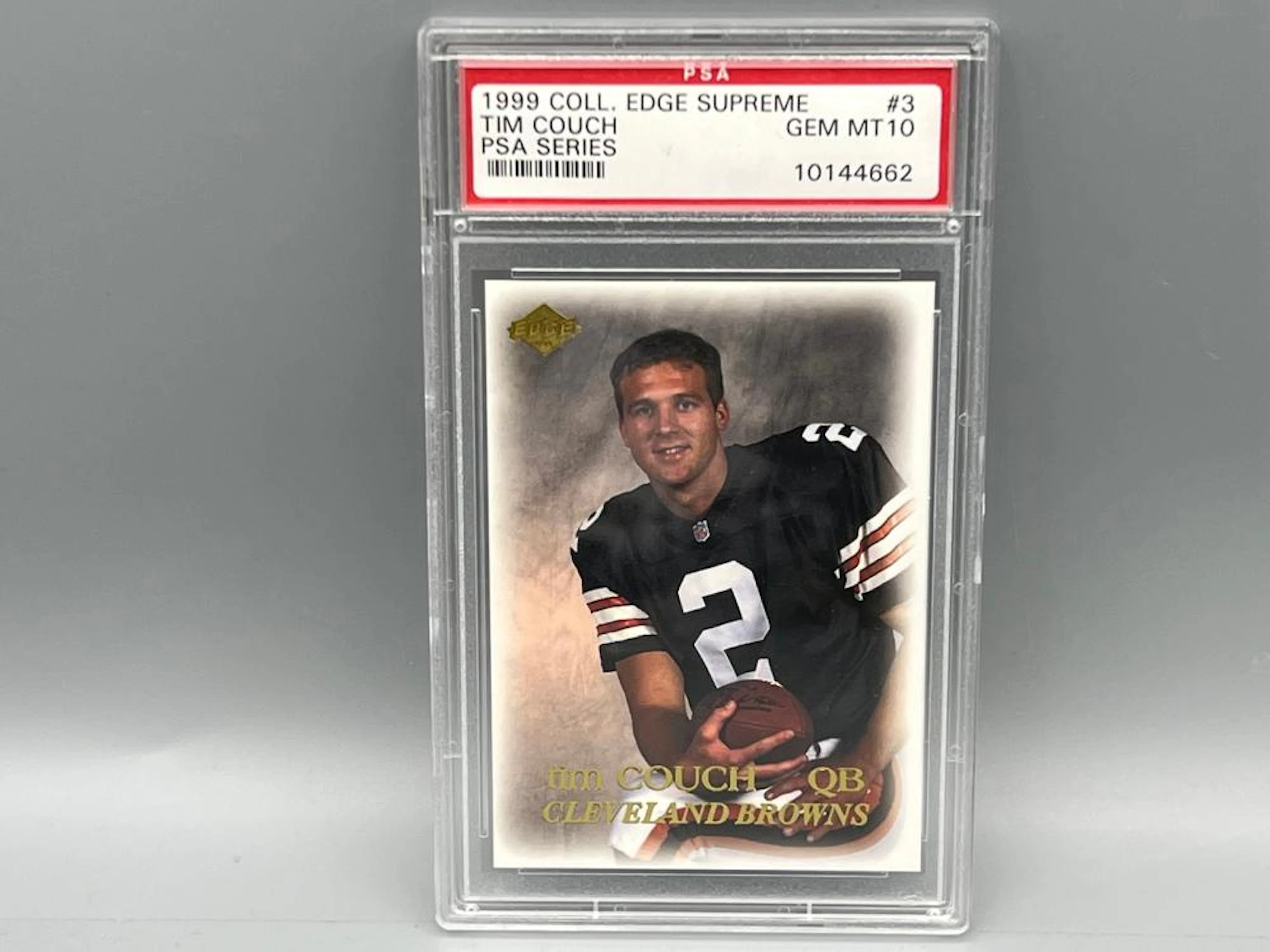 1999 Collectors Edge Supreme Tim Couch RC #3 PSA Gem Mint 10