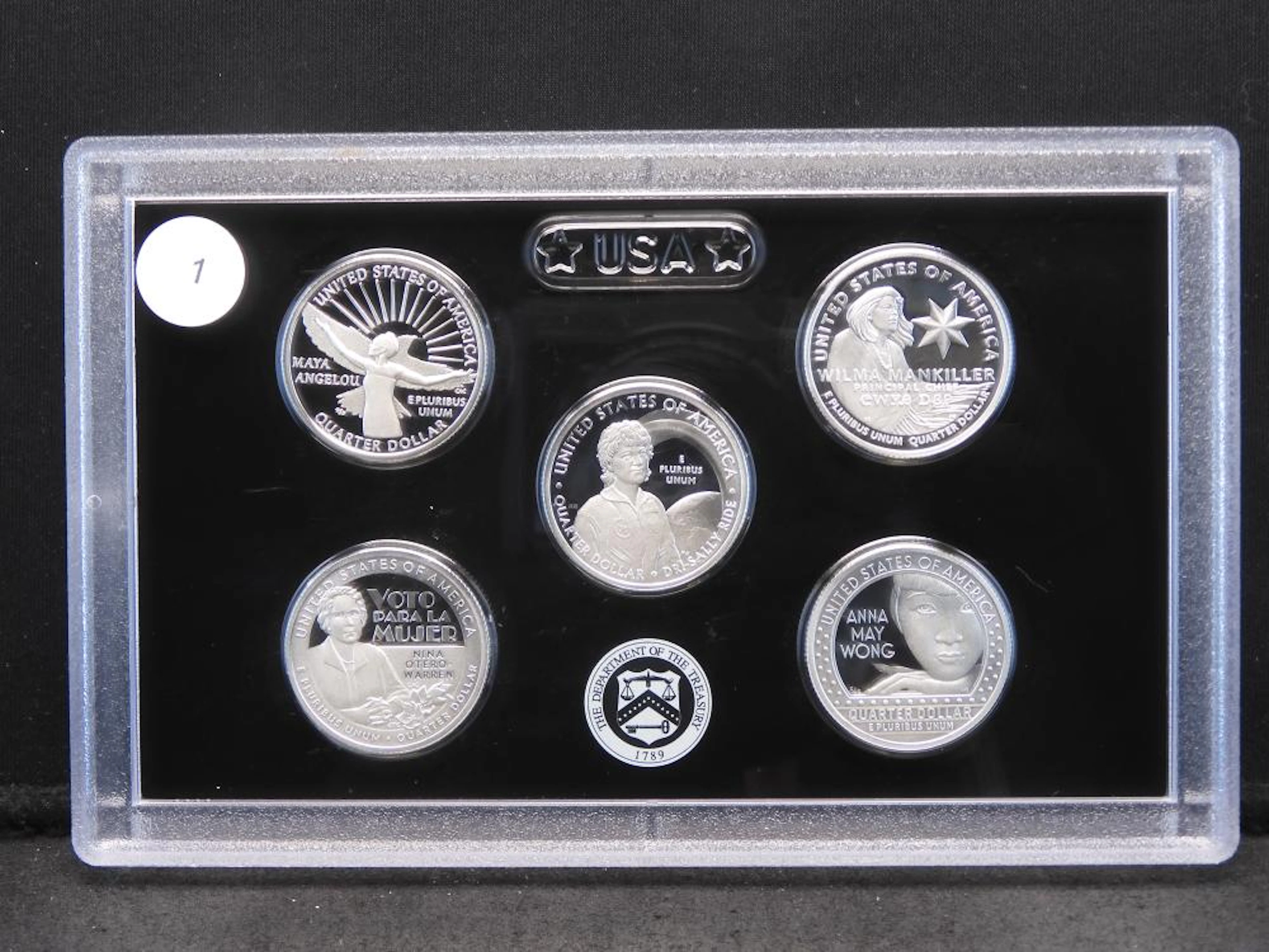 2022-S Silver American Women Quarters:  Angelou