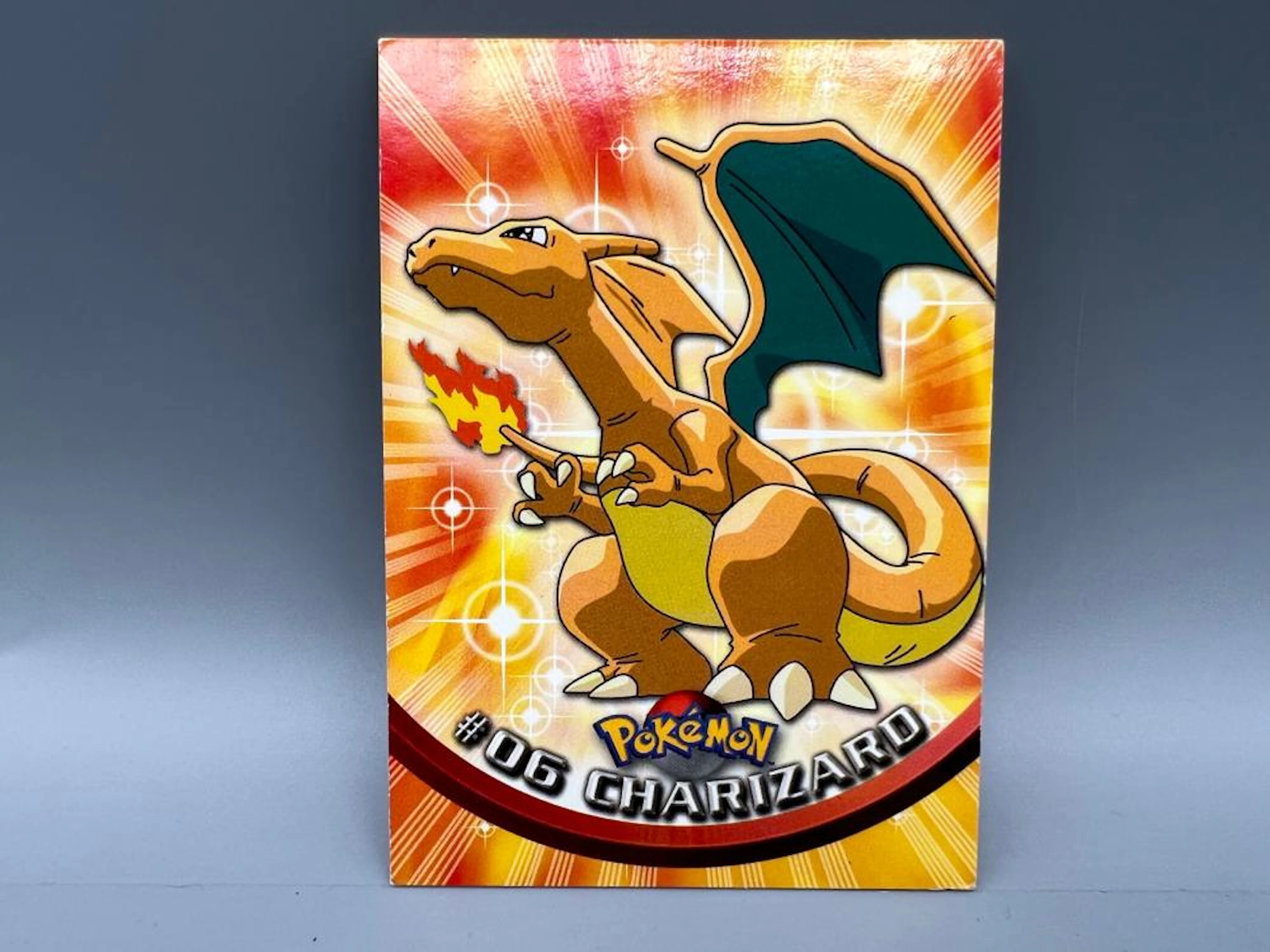 1999 Topps Pokemon TV Animation Edition Charizard #6