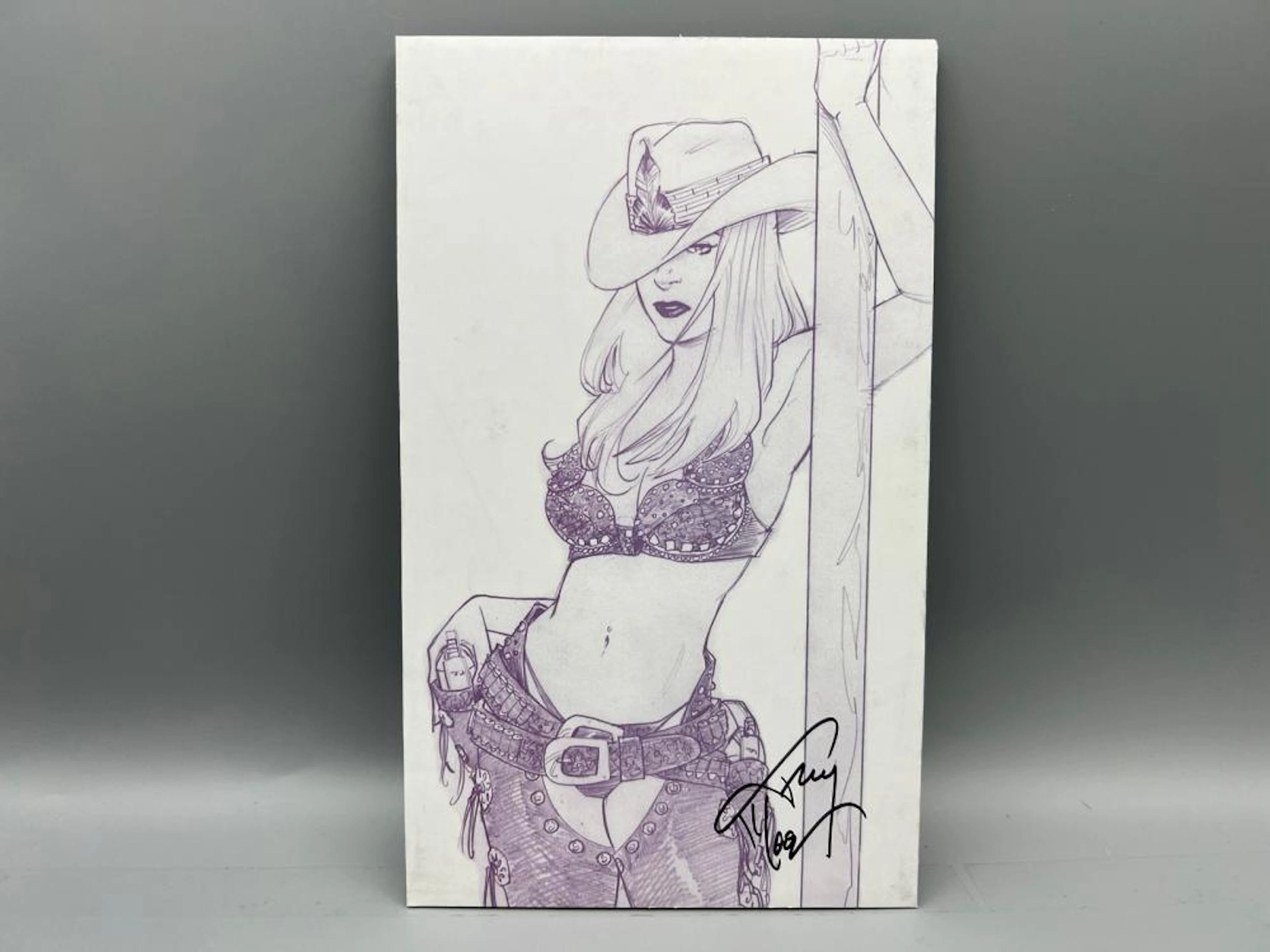 Terry Moore Signed Comic Book Print - No COA - Strangers In Paradise