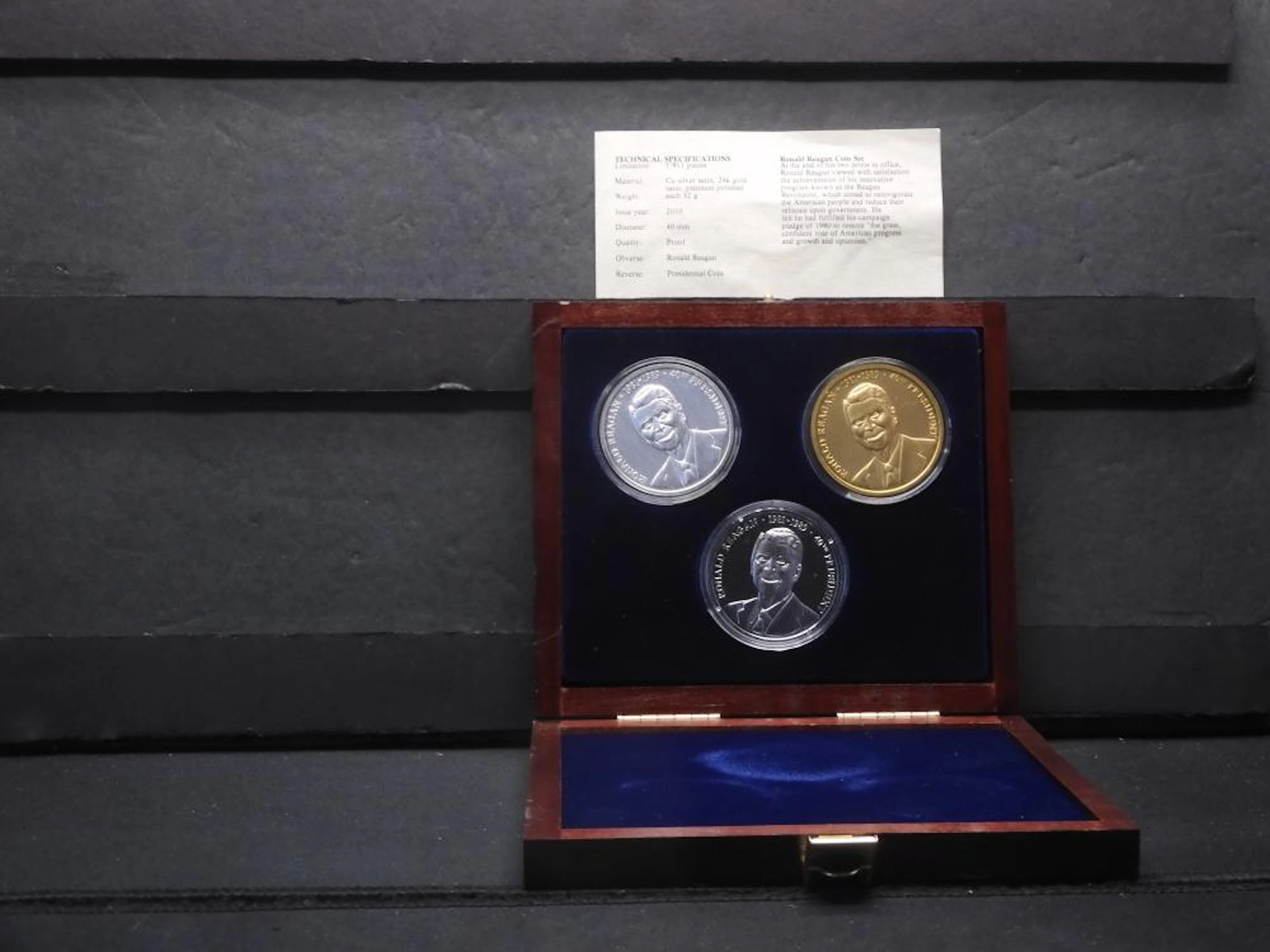 3 Coin Ronald Regan Set