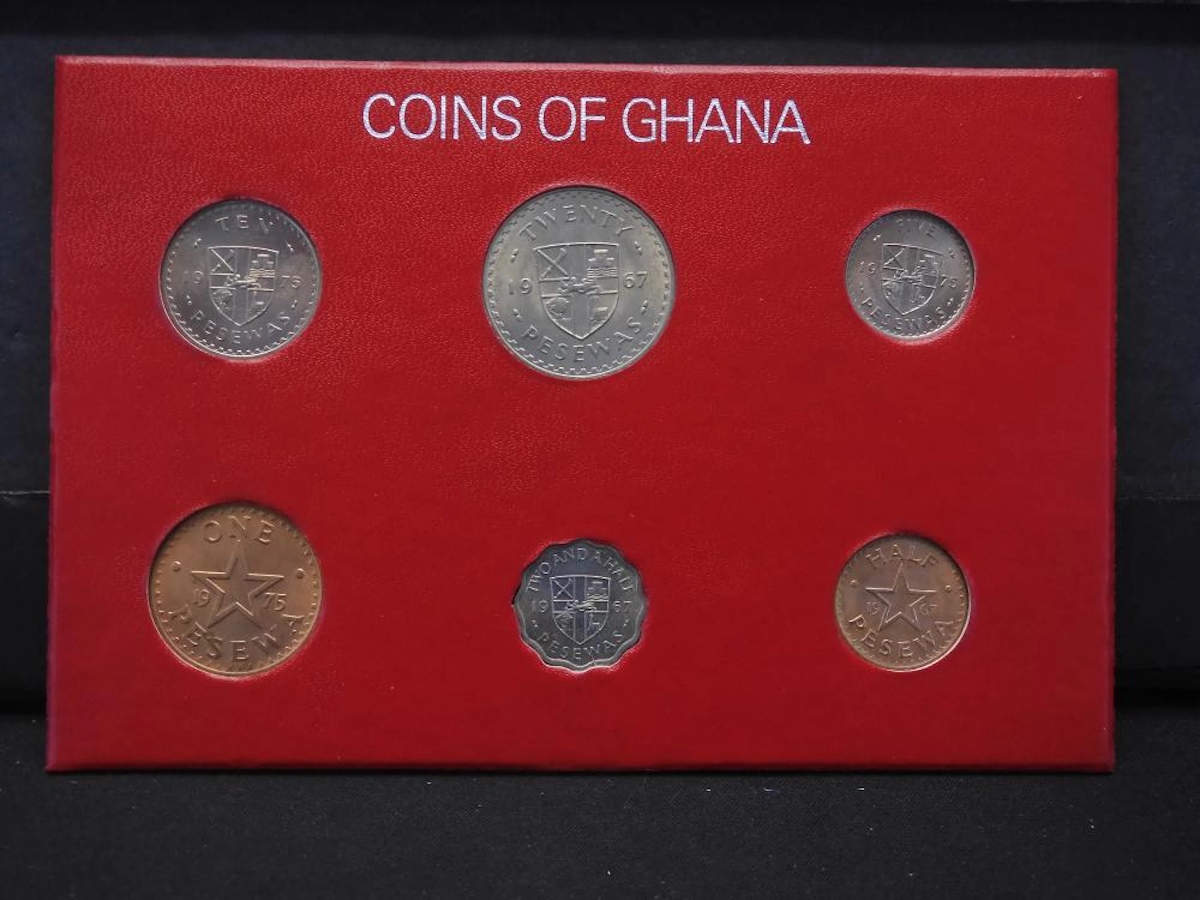 Ghana 6 Coin Set.