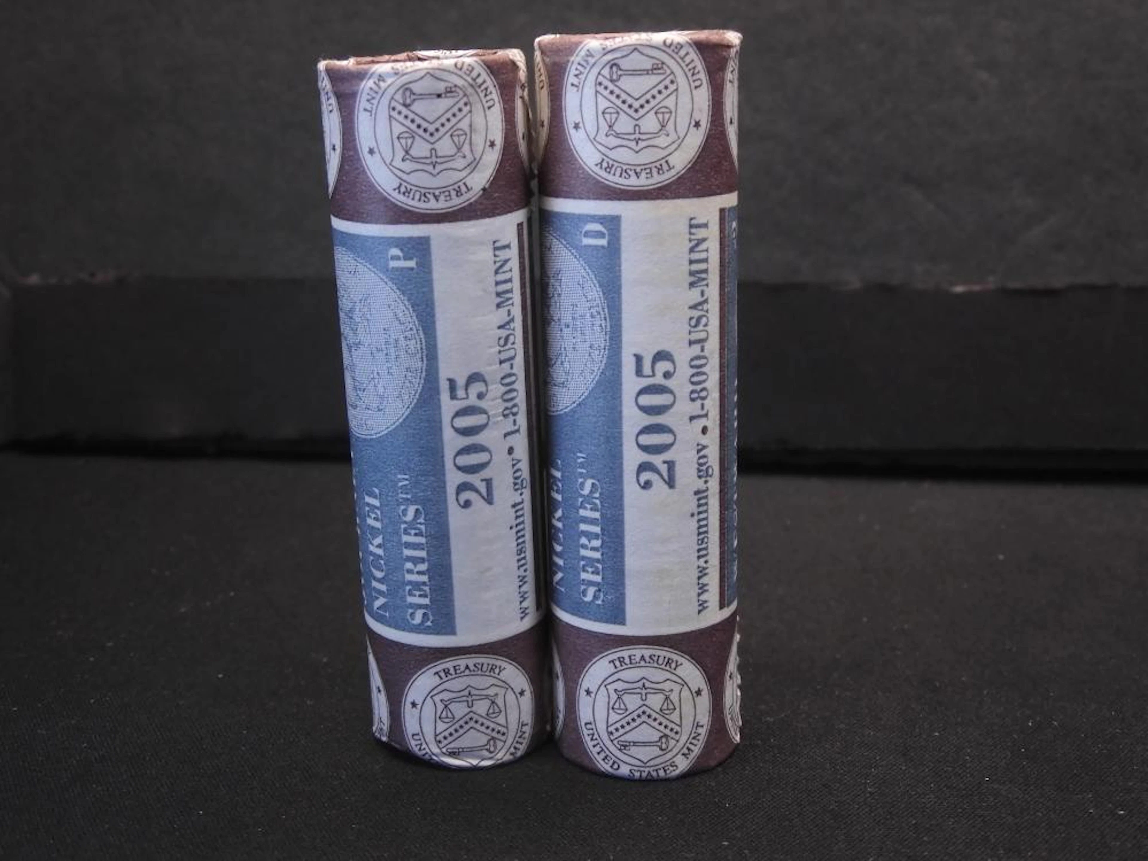 (2) Rolls Westward Journey Jefferson Nickels