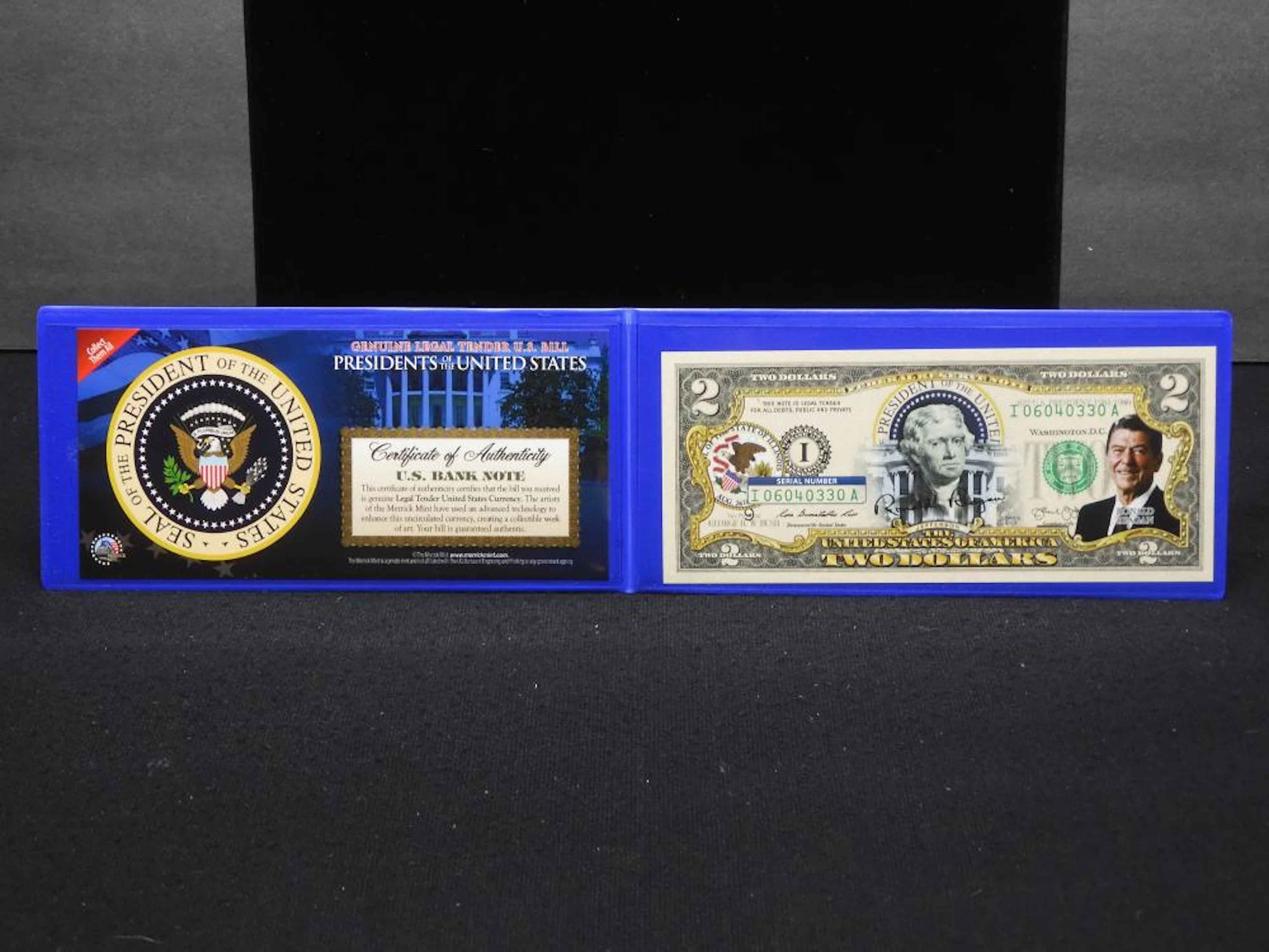 2013 Ronald Regan 2$ U.S Bank Note