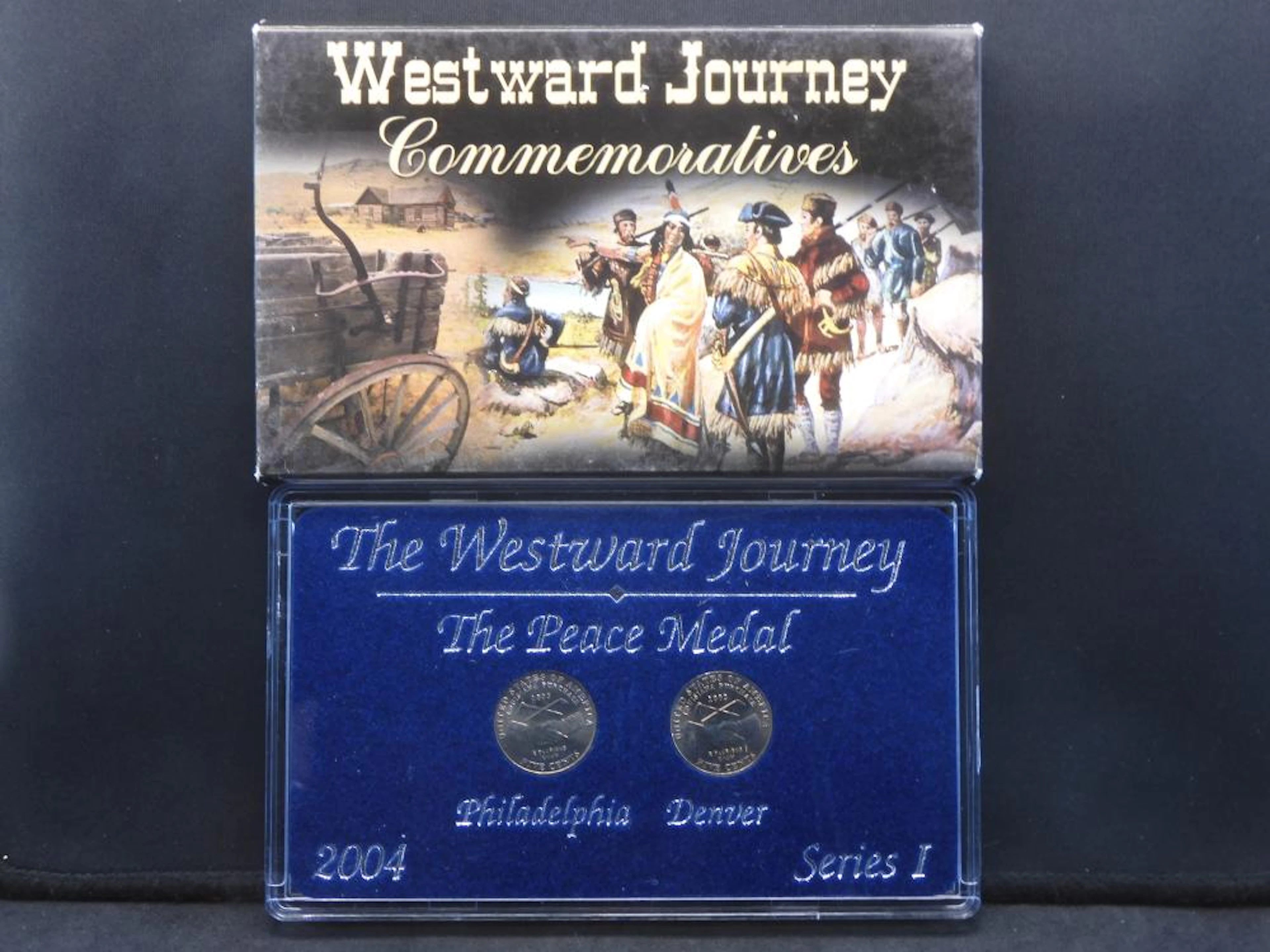 2004 Westward Journey P & D Series 1 The Peace Medal Nickel Set