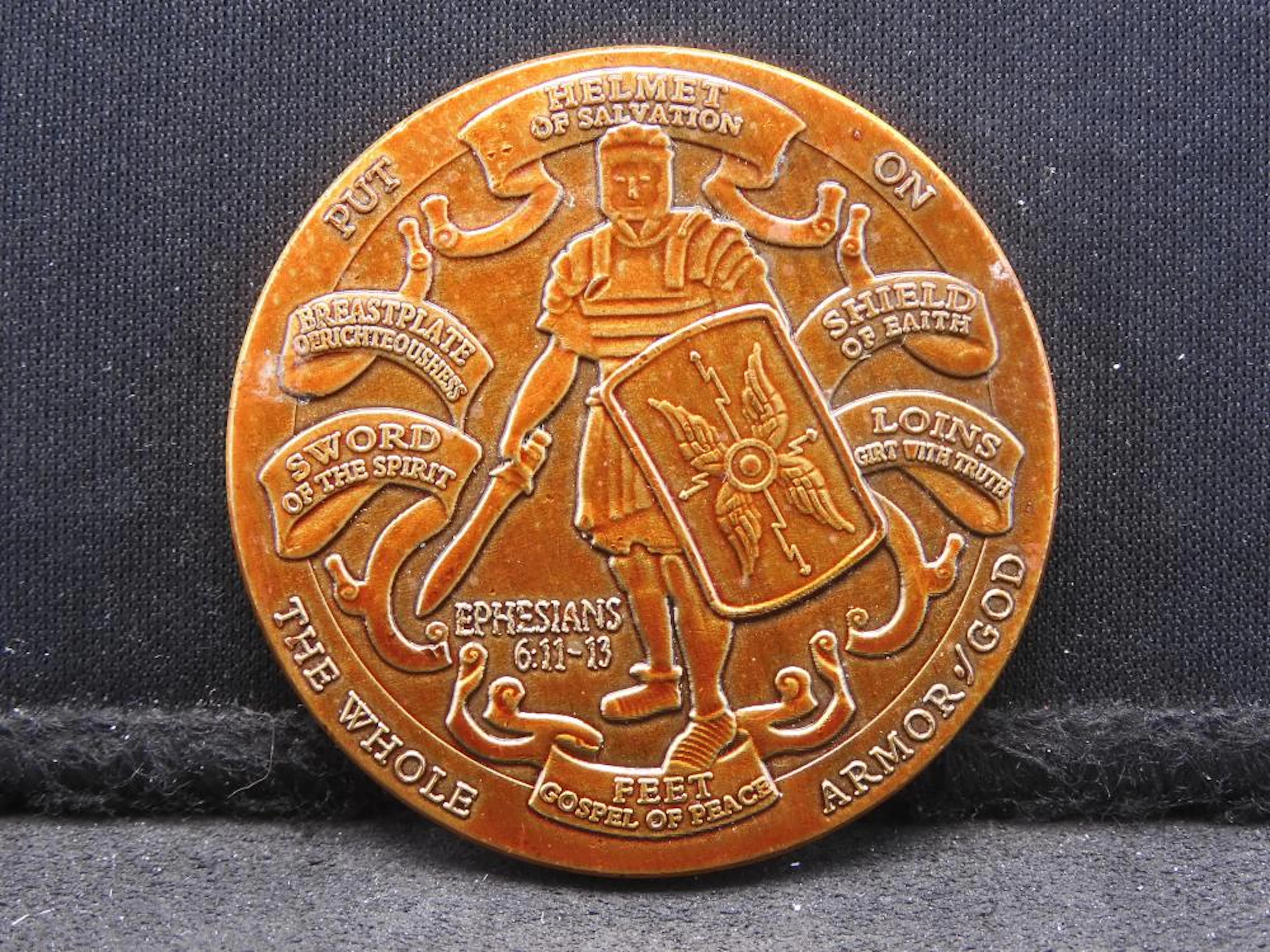 Put on the Whole Armor of God Medal Bronze