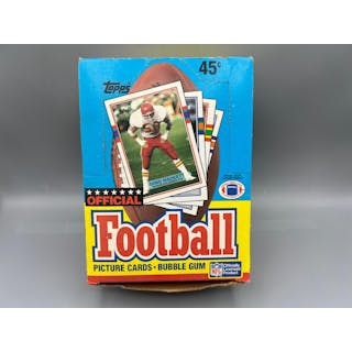 1989 Topps Football Complete Wax Box