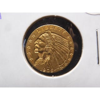 1909 $2.5 Gold Indian Quarter Eagle