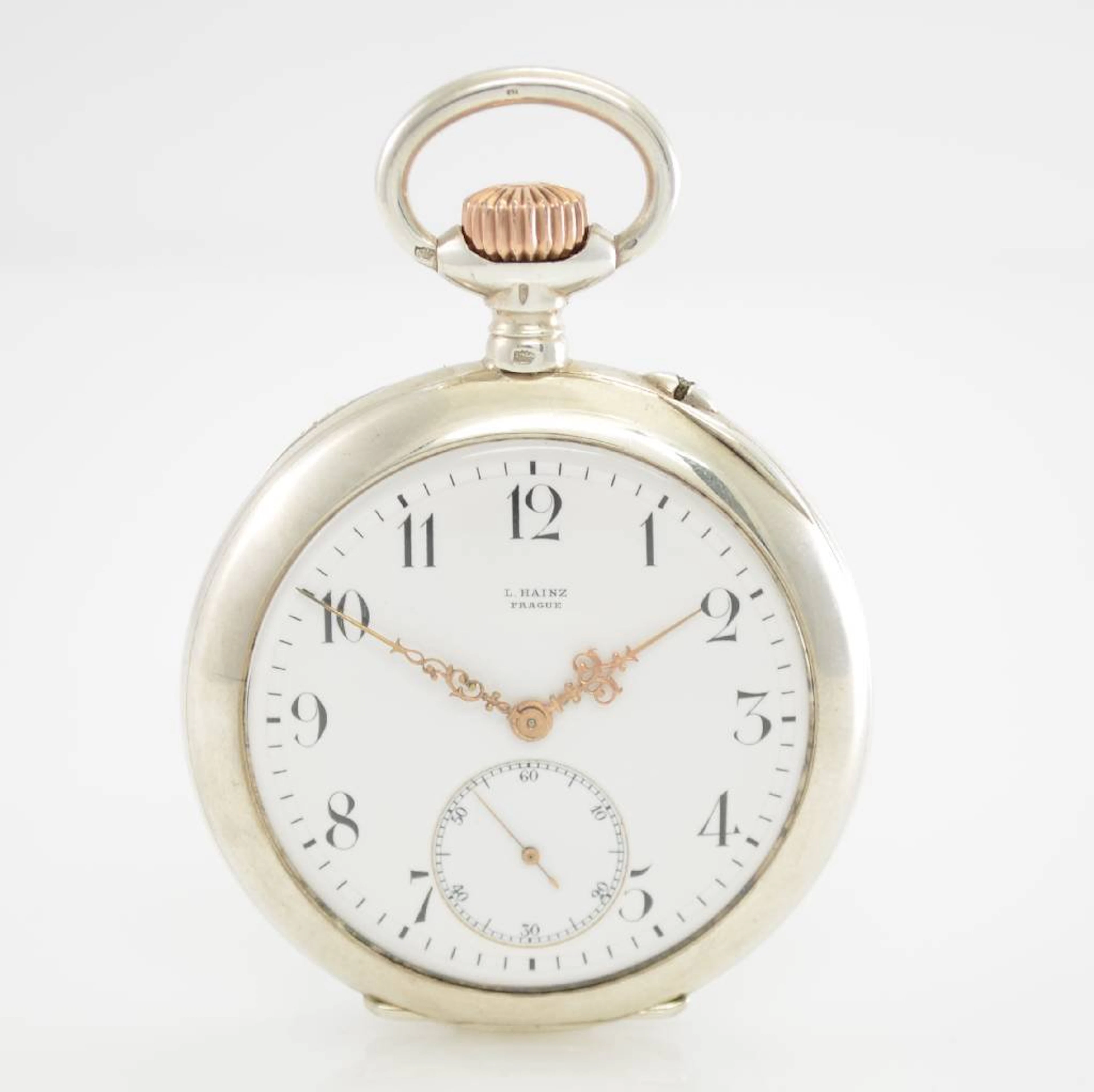 IWC open face silver pocket watch in quality extra